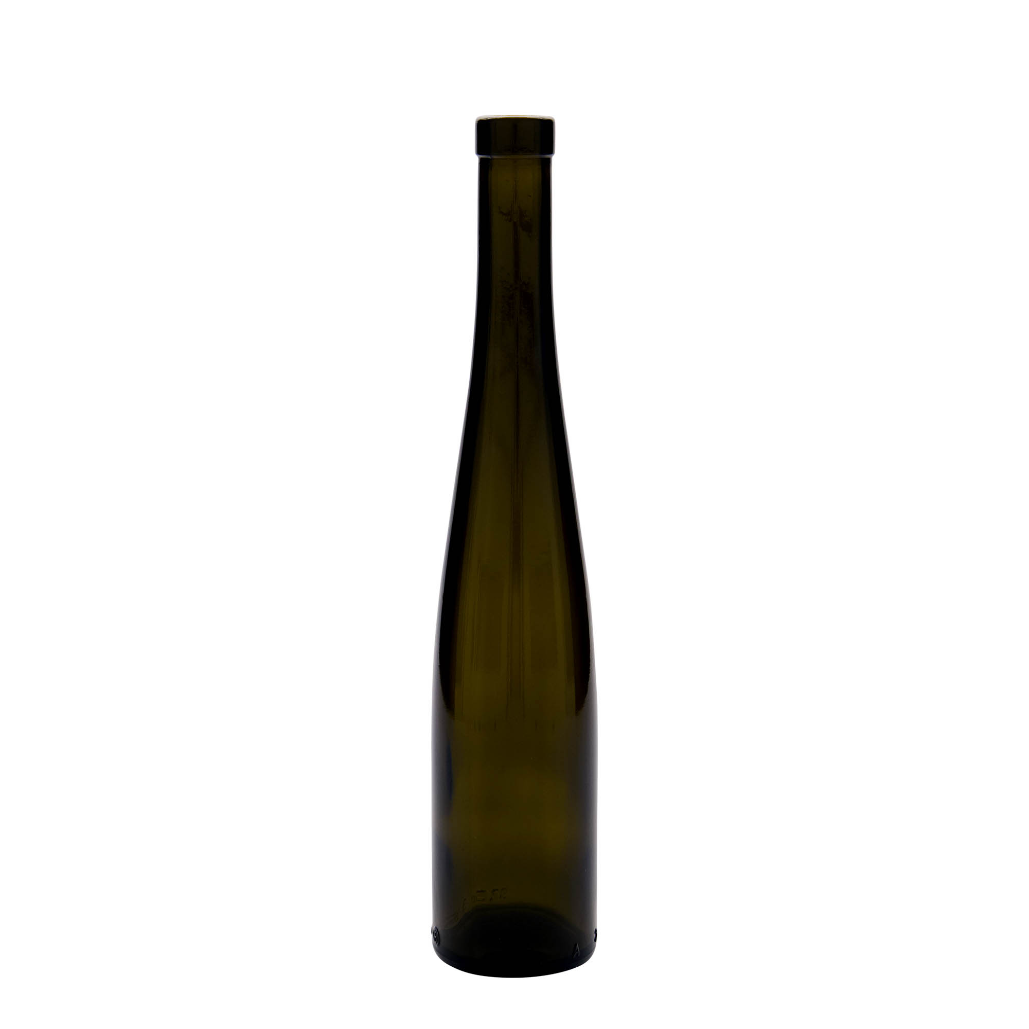 Bottiglia di vetro da 375 ml 'Weinschlegel', verde antico, bocca: sughero Bottiglia di vetro da 375 ml 'Weinschlegel', verde antico, bocca: sughero