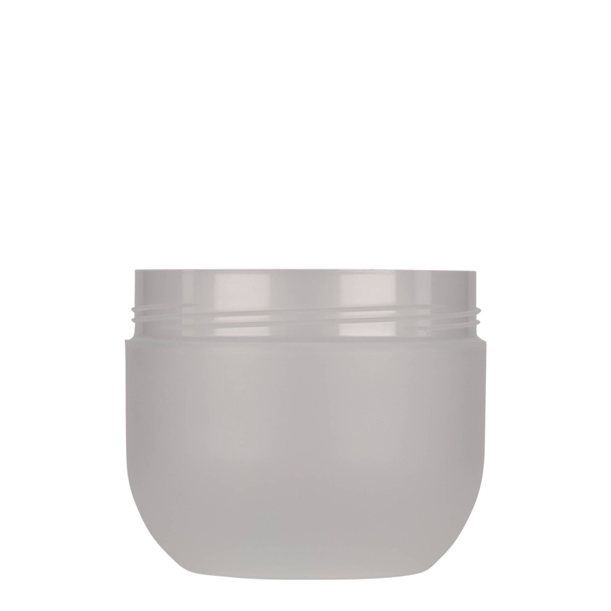 500 ml barattolo in plastica 'Magic', PP, naturale, apertura: chiusura a vite