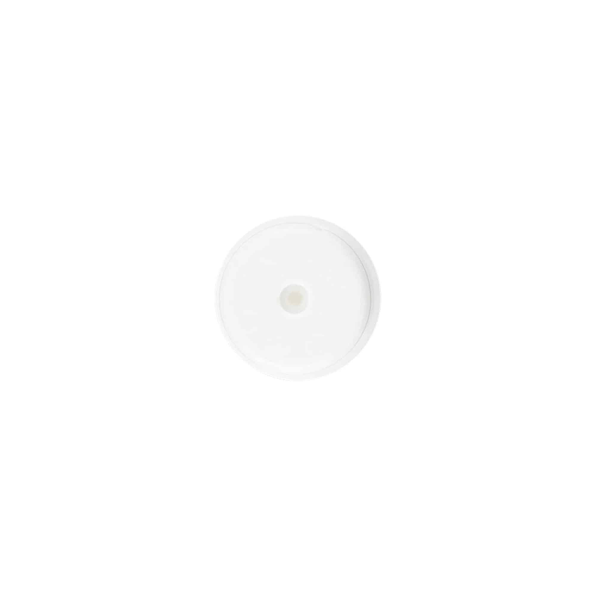 Testa pompa erogatrice airless 'Nano', plastica PP, bianca