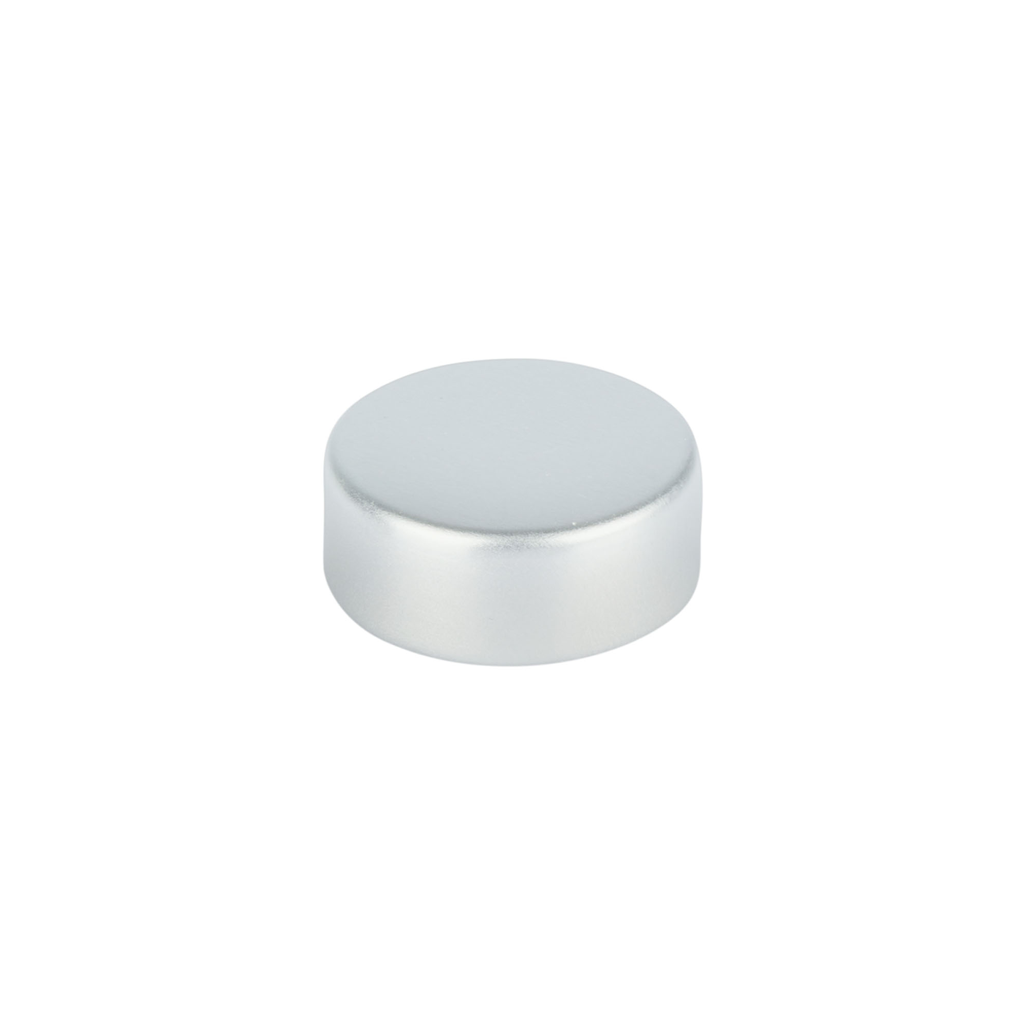 Tappo a vite, metallo, argento, per bocca: GPI 28/400 Tappo a vite, metallo, argento, per bocca: GPI 28/400