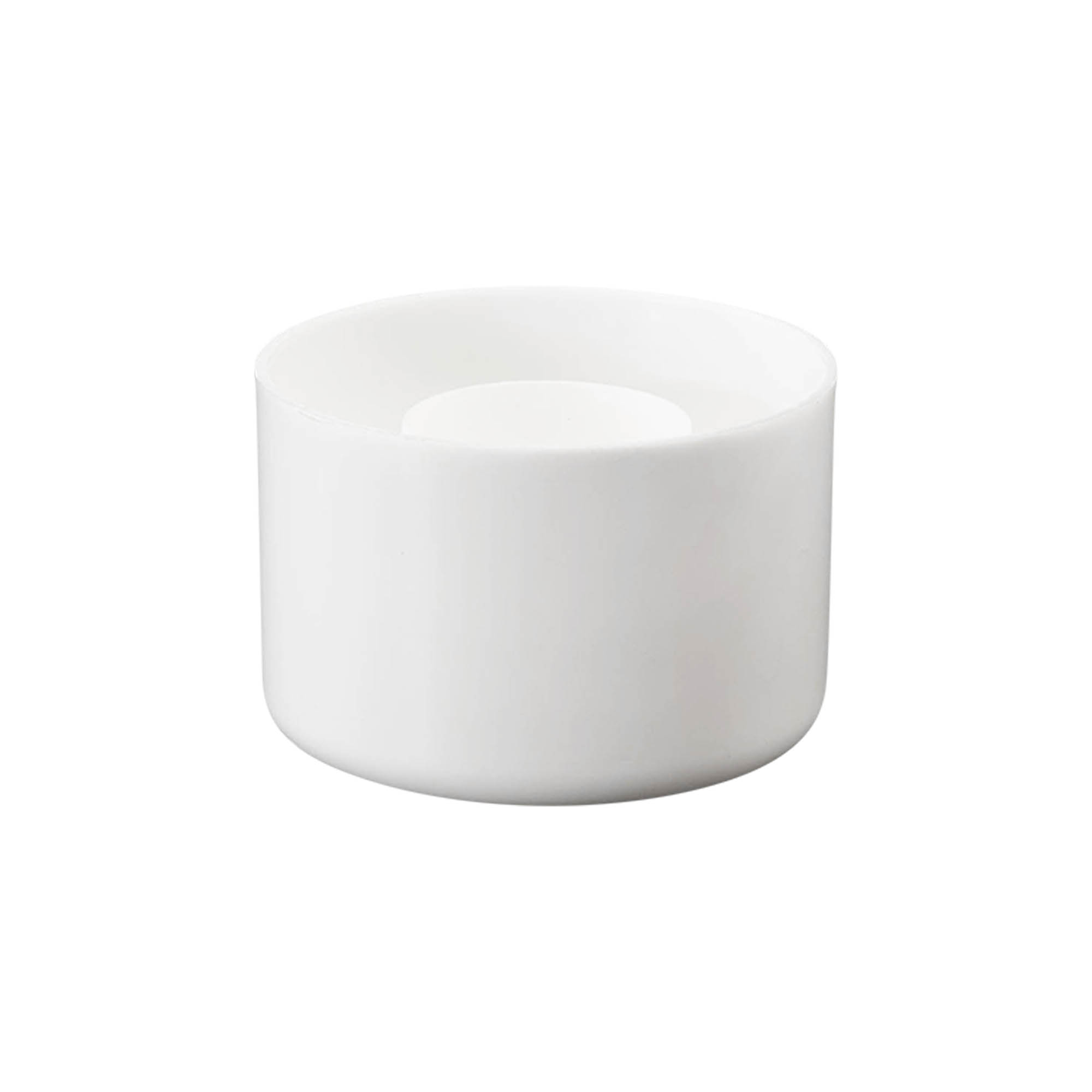Tappo a vite per bottiglia rotonda con inserto a siringa, plastica PE, bianco, per bocca: GL 22