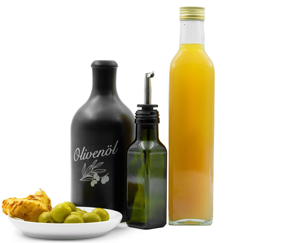 Bottiglie per olio e aceto Bottiglie per olio e aceto