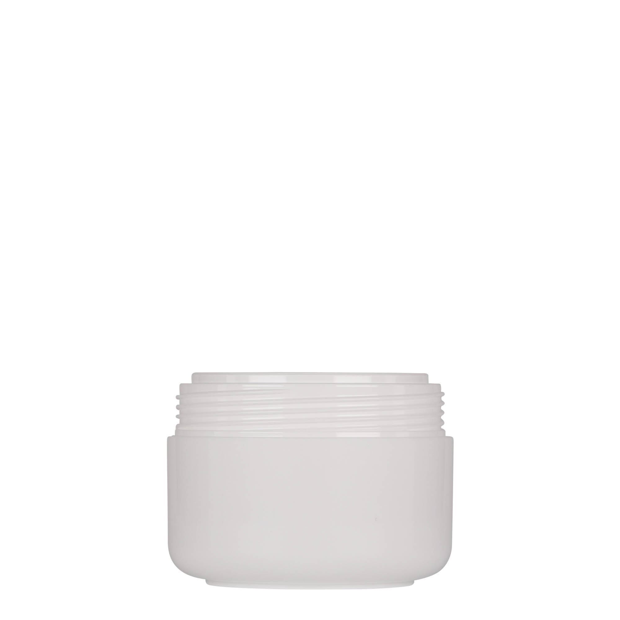 100 ml barattolo in plastica 'Bianca', PP, bianco, apertura: chiusura a vite 100 ml barattolo in plastica 'Bianca', PP, bianco, apertura: chiusura a vite