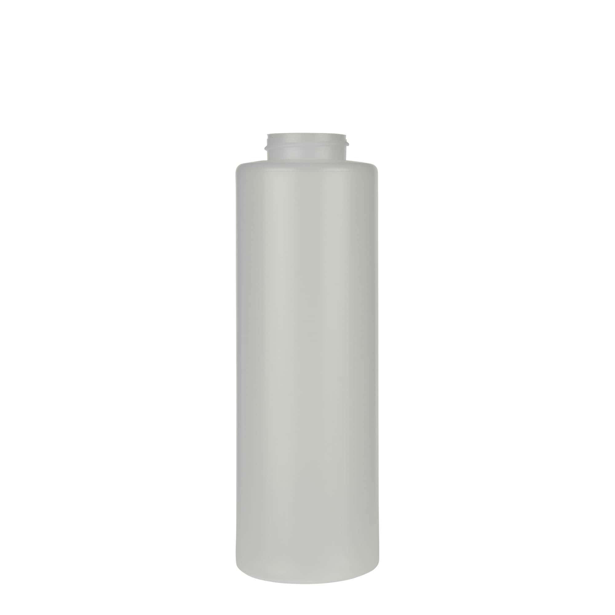 Bottiglia per salse 500 ml, plastica LDPE, naturale, bocca: 38/400