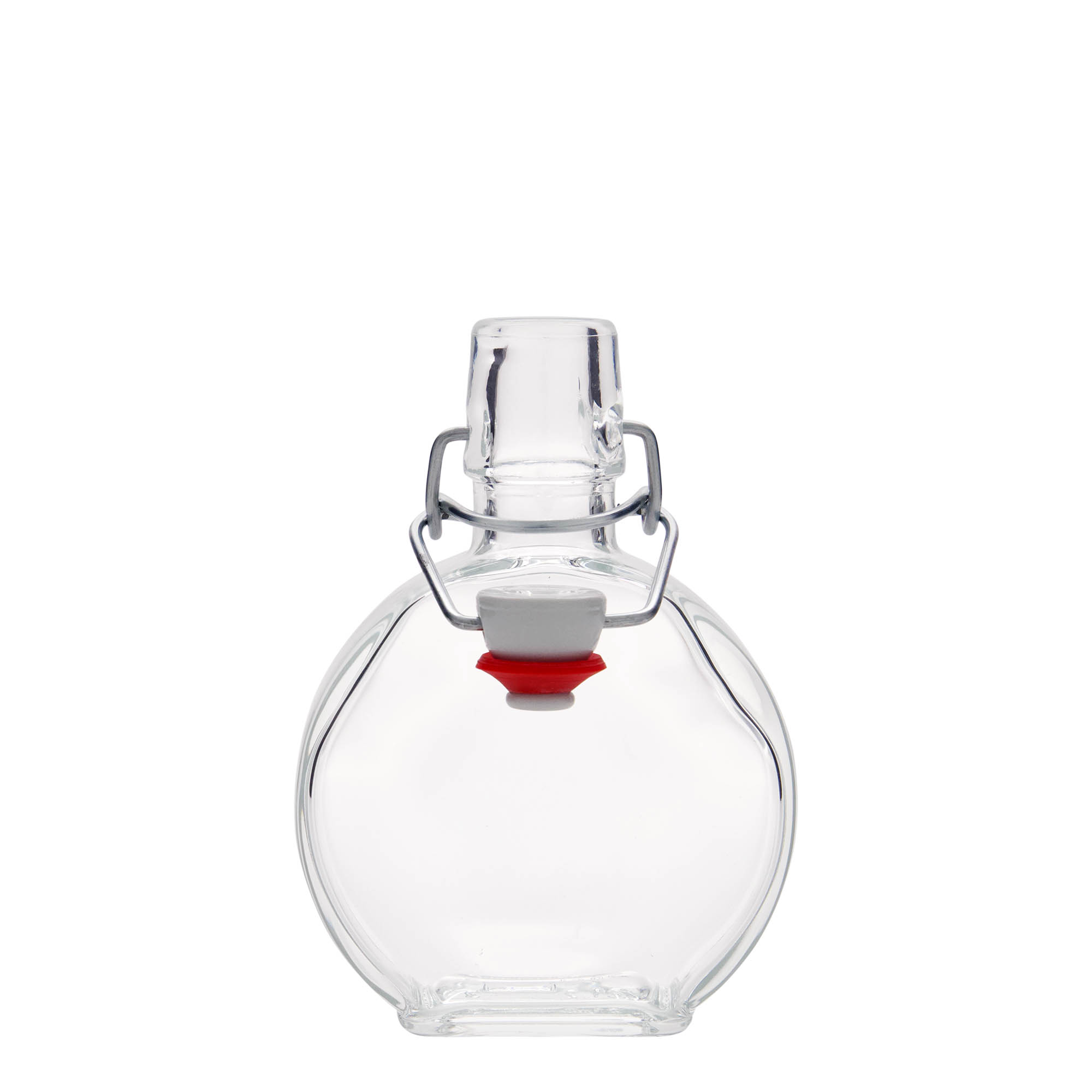 Bottiglia di vetro da 200 ml 'Sensatione', rettangolare, bocca: chiusura a leva Bottiglia di vetro da 200 ml 'Sensatione', rettangolare, bocca: chiusura a leva