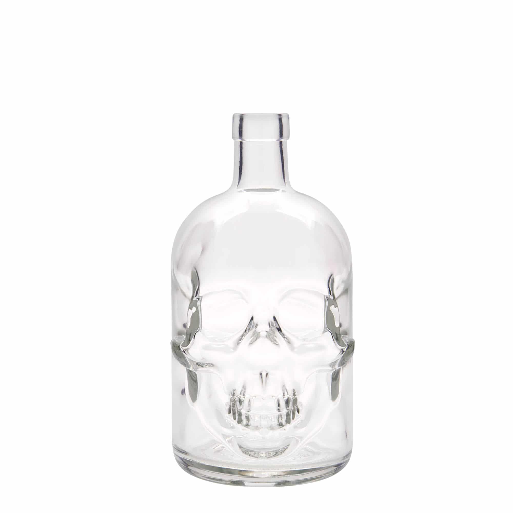 700 ml Bottiglia 'Teschio', vetro, imboccatura: fascetta 700 ml Bottiglia 'Teschio', vetro, imboccatura: fascetta