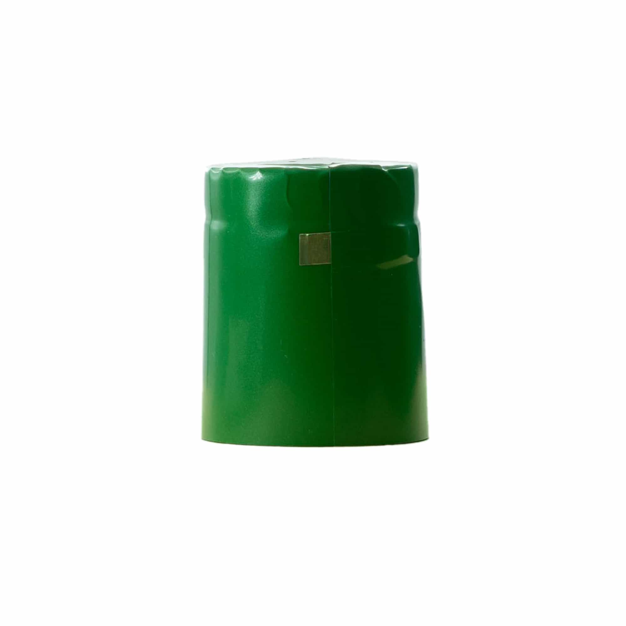 Capsula termoretraibile 32x41, plastica PVC, verde Capsula termoretraibile 32x41, plastica PVC, verde
