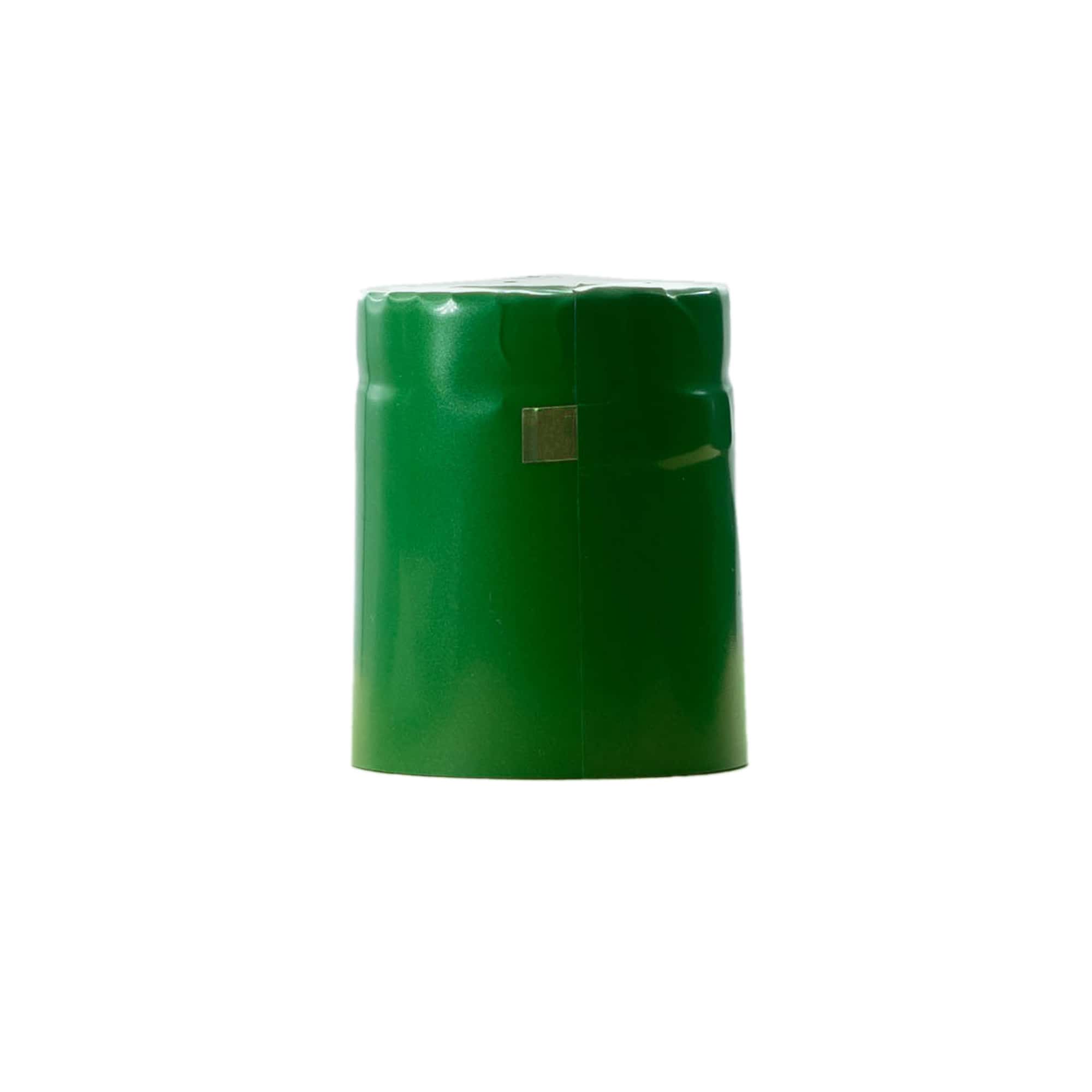 Capsula termoretraibile 32x41, plastica PVC, verde