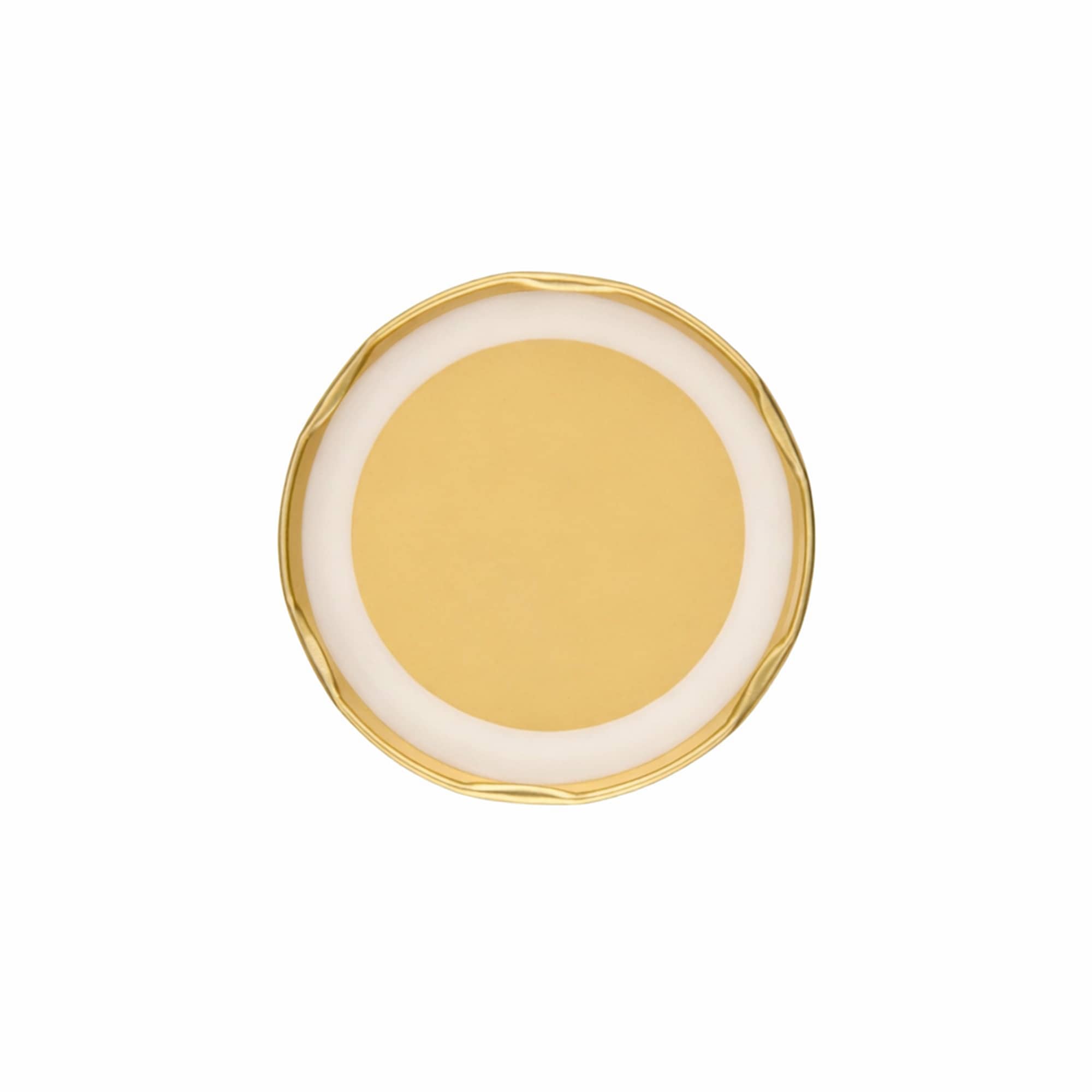 Tappi Twist-Off, lamina bianca, sterilizzabili, oro, per bocca: TO 82