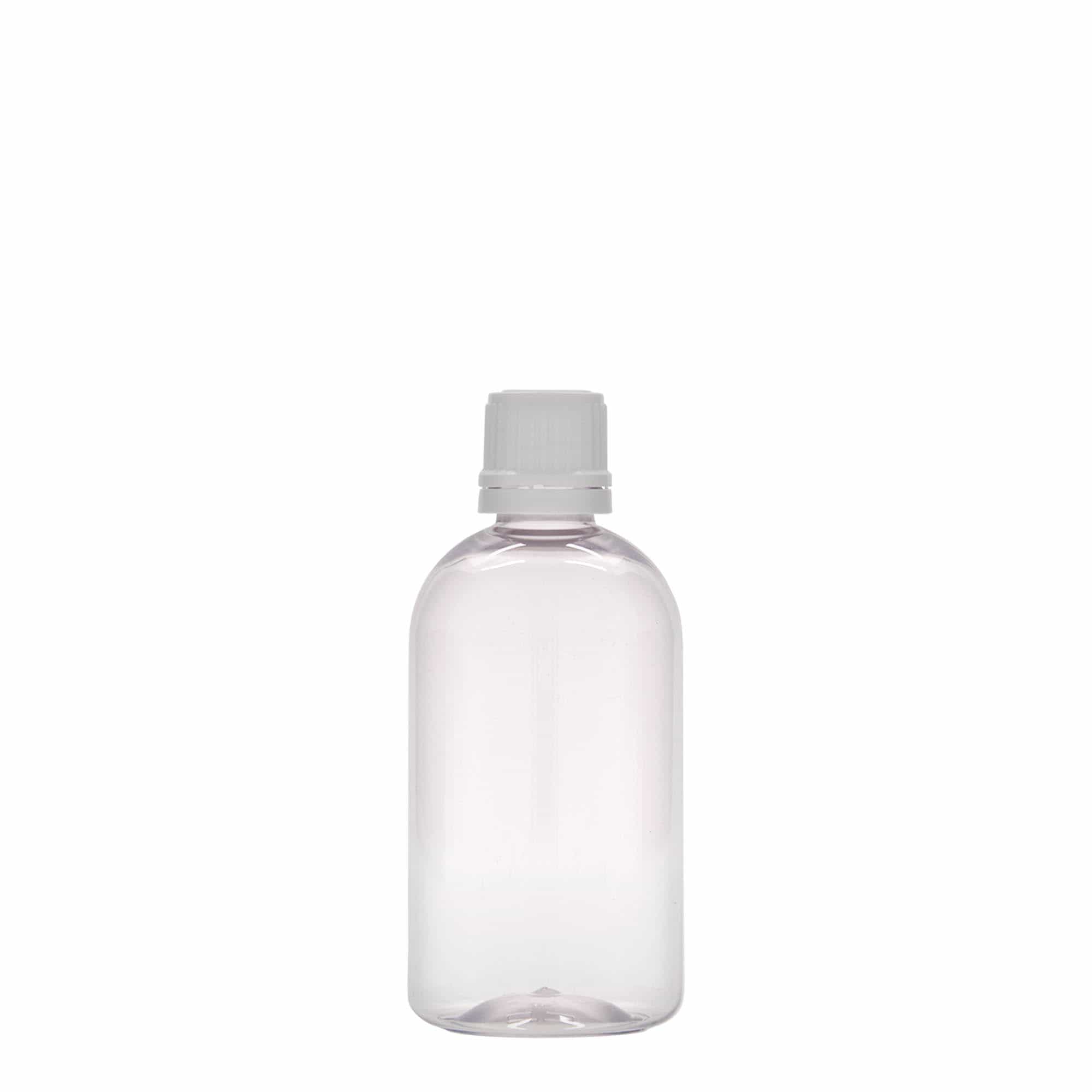 100 ml bottiglia medica in PET 'Easy Living', plastica, bocca: DIN 18
