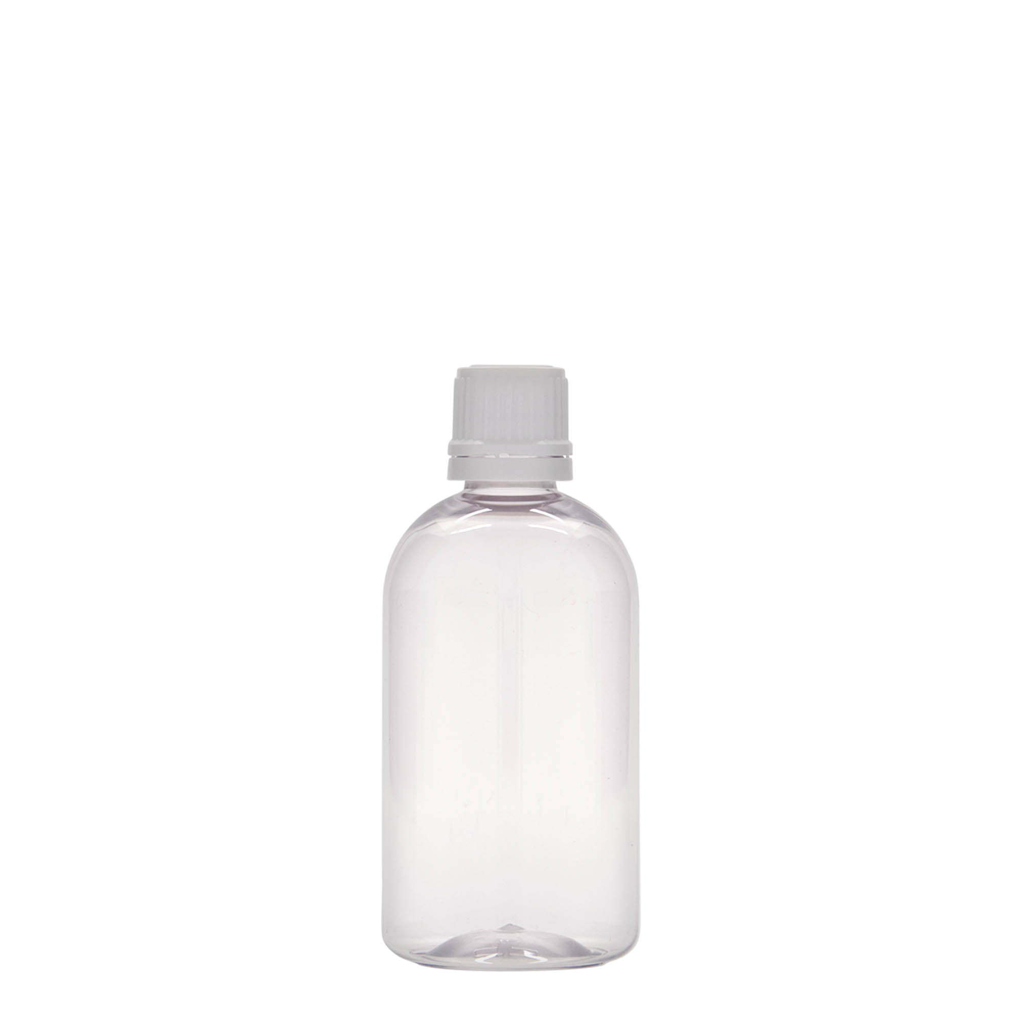 100 ml bottiglia medica in PET 'Easy Living', plastica, bocca: DIN 18 100 ml bottiglia medica in PET 'Easy Living', plastica, bocca: DIN 18