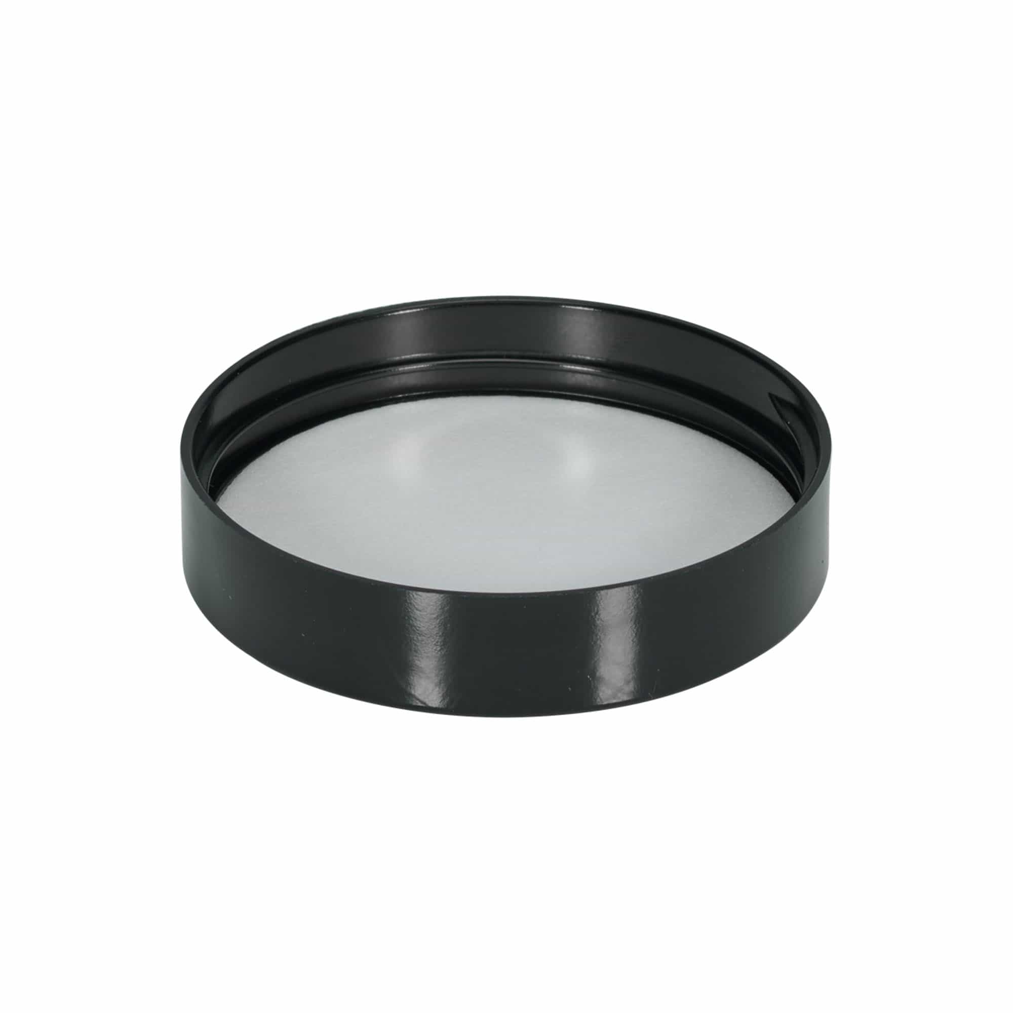 Tappo a vite per 120 ml 'Brown Line', plastica HPM, nero