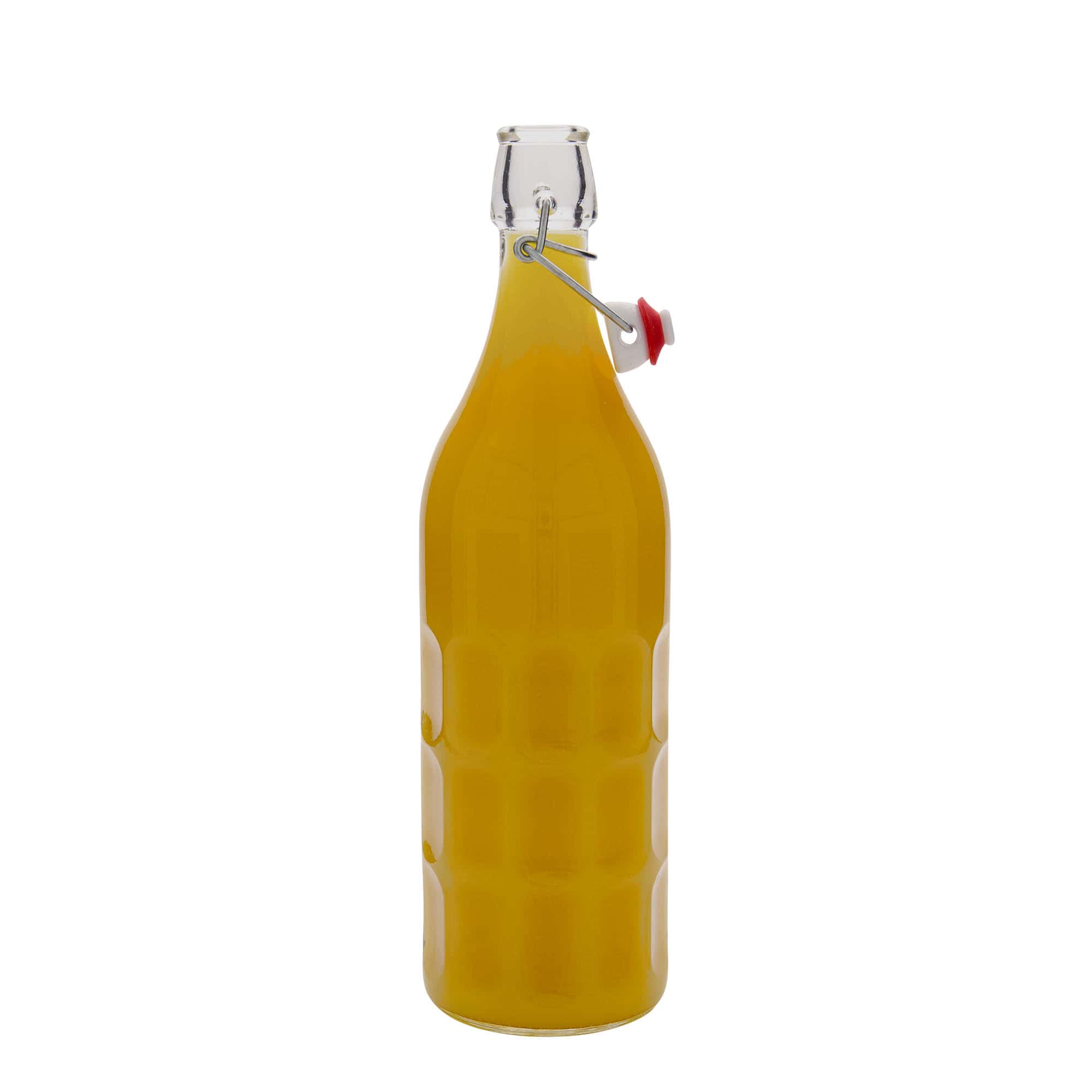 Bottiglia in vetro da 1.000 ml Moresca, apertura: chiusura a leva