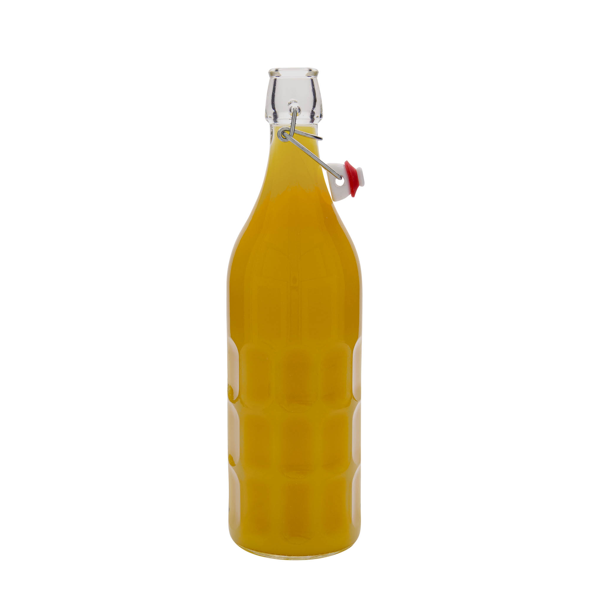 Bottiglia in vetro da 1.000 ml Moresca, apertura: chiusura a leva Bottiglia in vetro da 1.000 ml Moresca, apertura: chiusura a leva