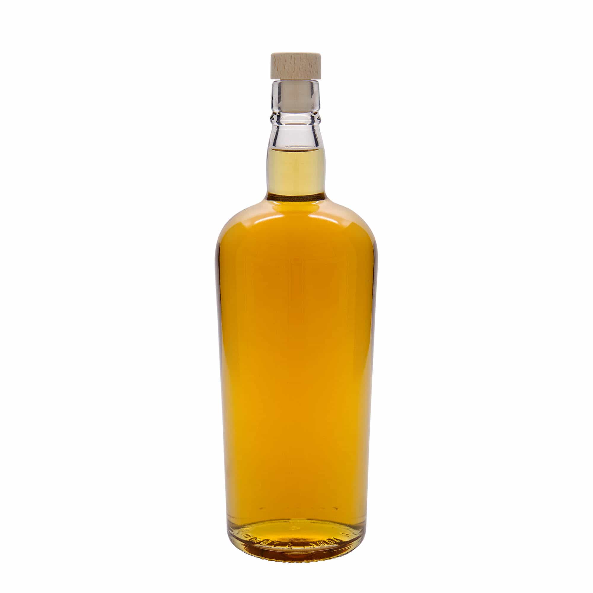 1.000 ml Bottiglia di vetro 'Edinburgh', imboccatura: fascetta