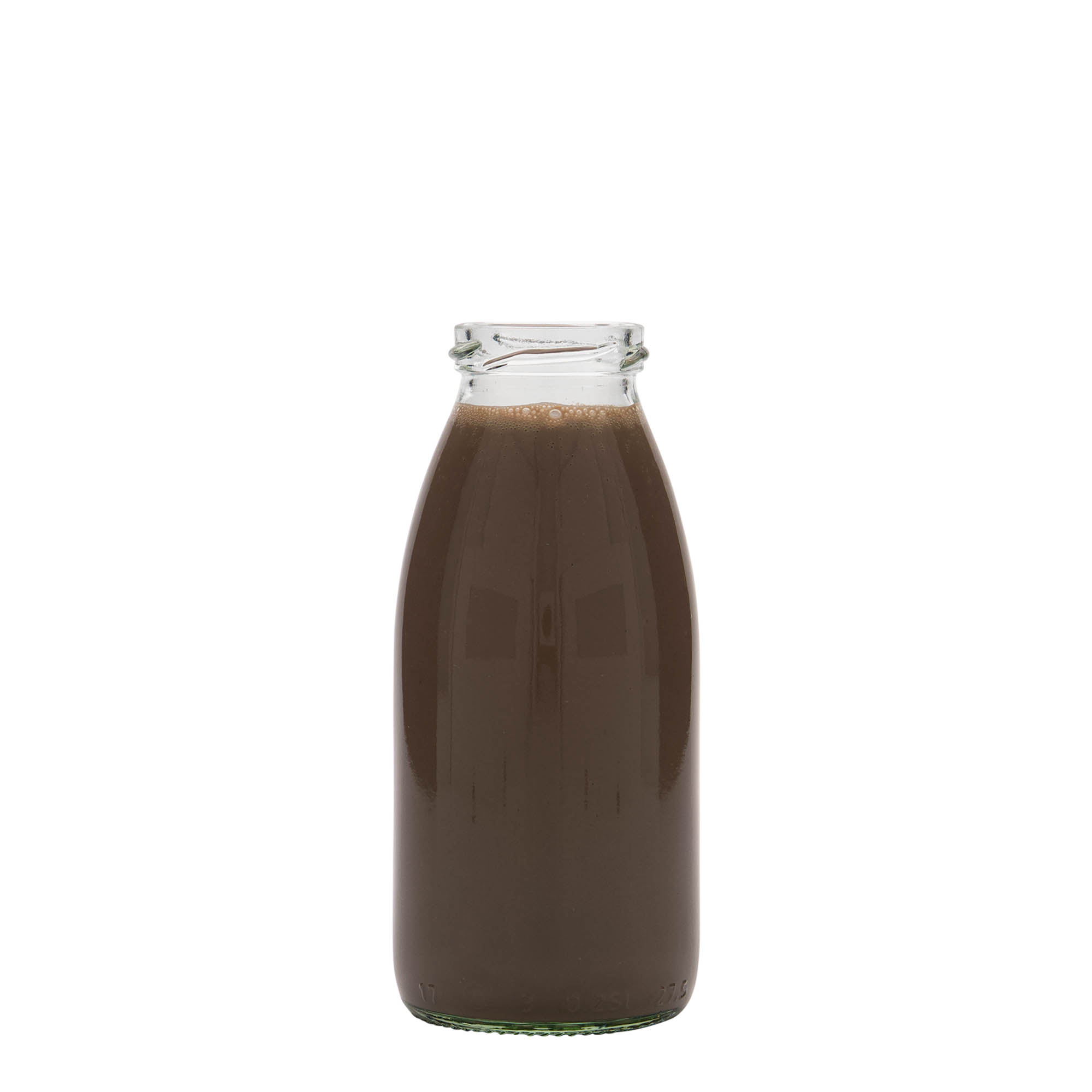 Bottiglia di vetro da 250 ml Vroni, bocca: Twist-Off (TO 43)