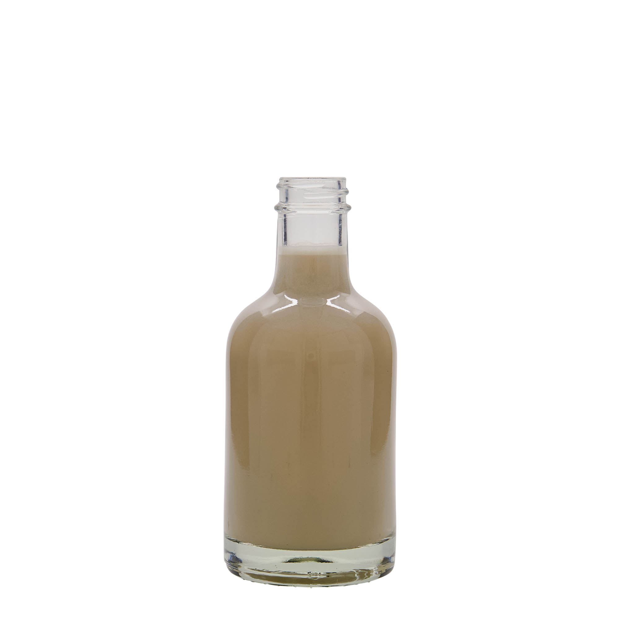 Bottiglia di vetro da 200 ml 'First Class', bocca: GPI 28