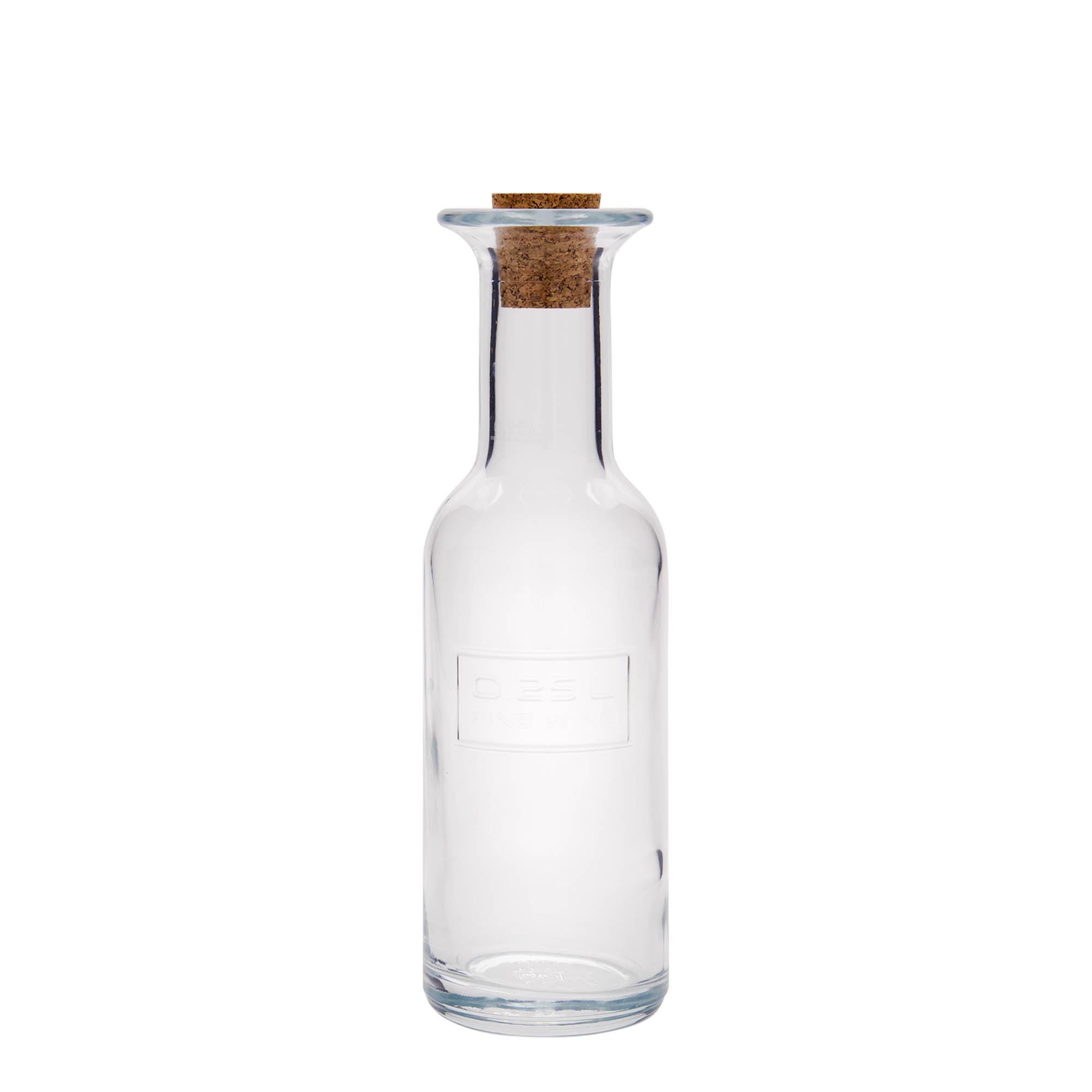 Bottiglia di vetro da 250 ml 'Optima Fine Wine', bocca: sughero Bottiglia di vetro da 250 ml 'Optima Fine Wine', bocca: sughero