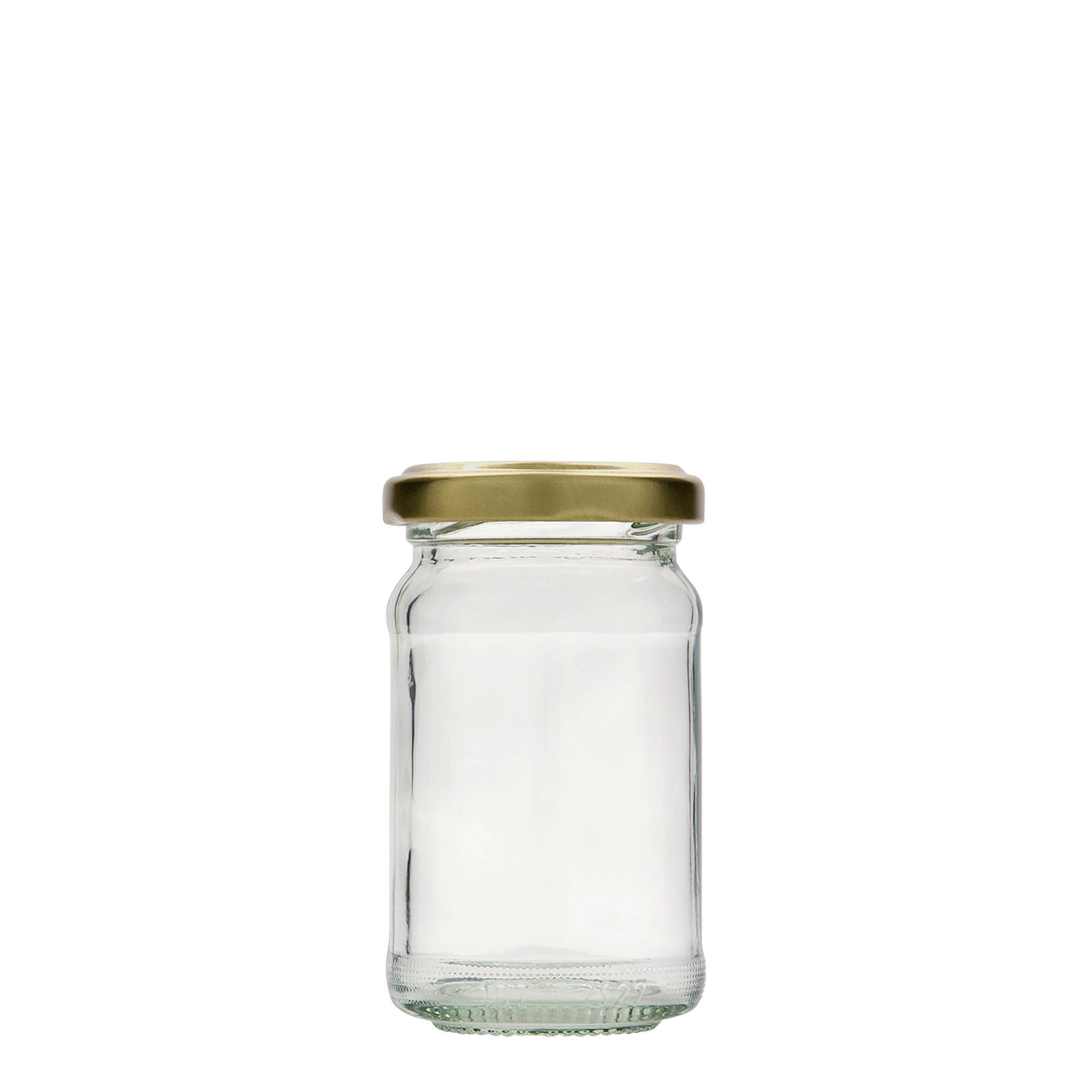 Bicchiere rotondo alto da 107 ml, bocca: Twist-Off (TO 48) Bicchiere rotondo alto da 107 ml, bocca: Twist-Off (TO 48)