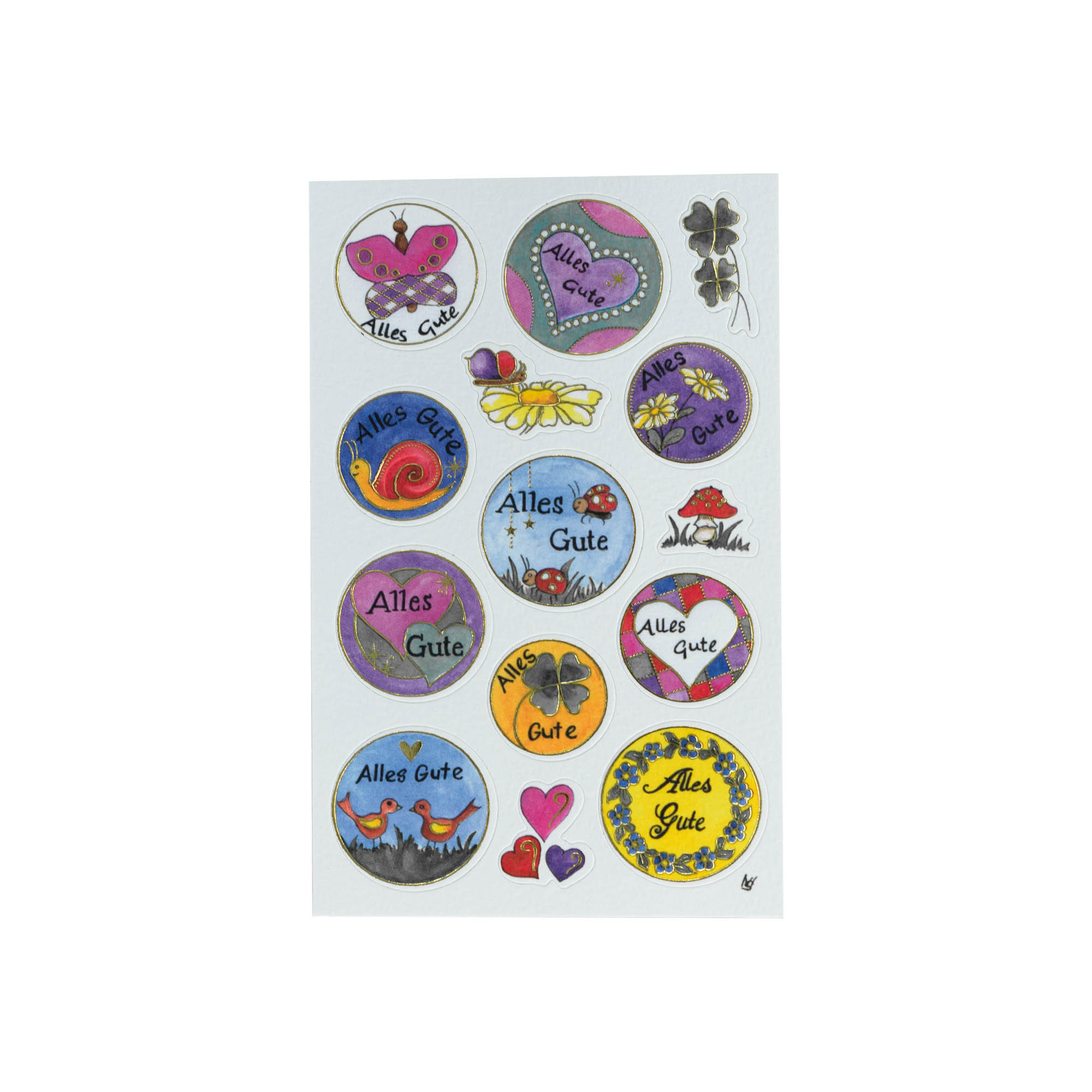 Adesivi Zweckform 'Tanti Auguri', multicolore Adesivi Zweckform 'Tanti Auguri', multicolore