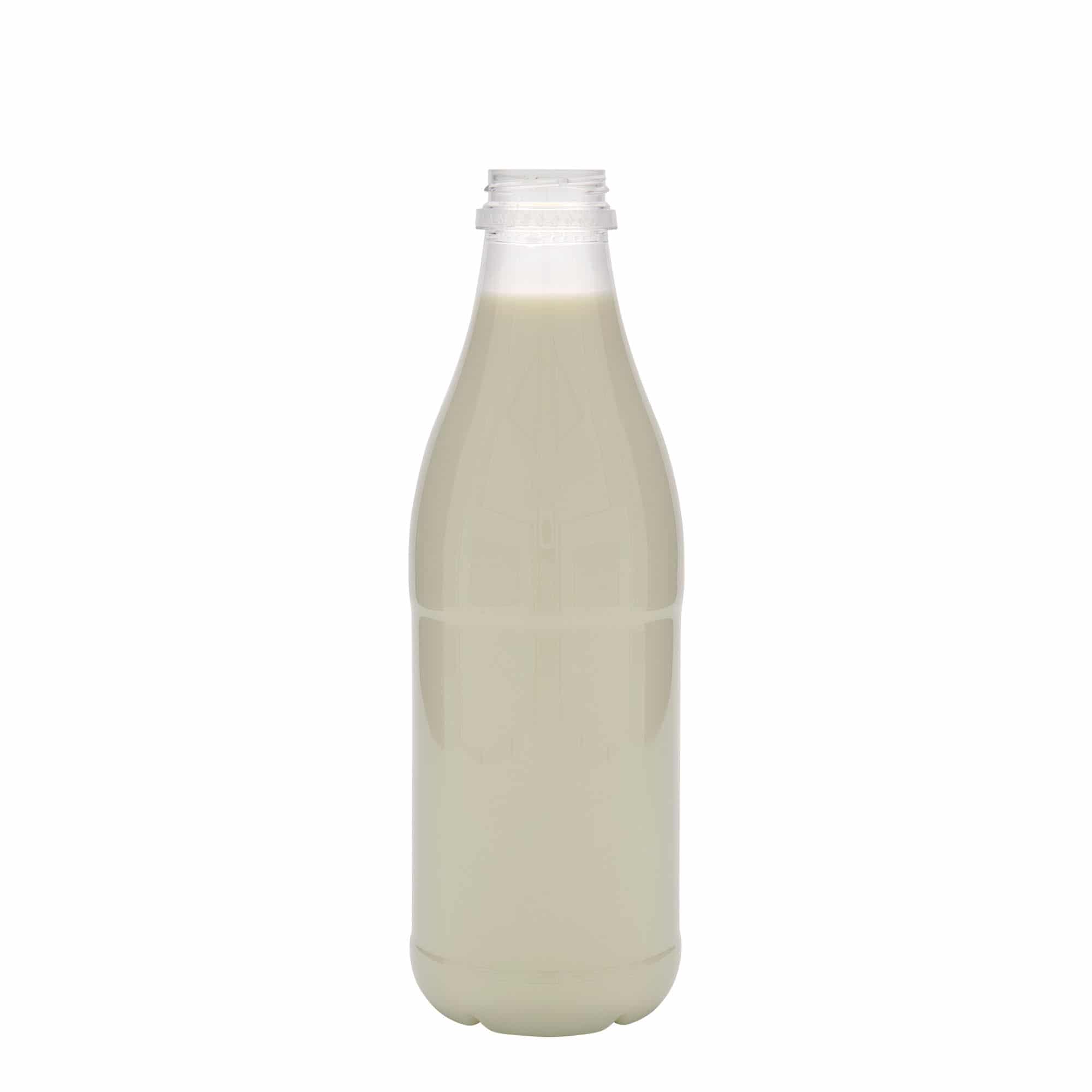 1.000 ml Bottiglia PET 'Milk and Juice', plastica, imboccatura: 38 mm