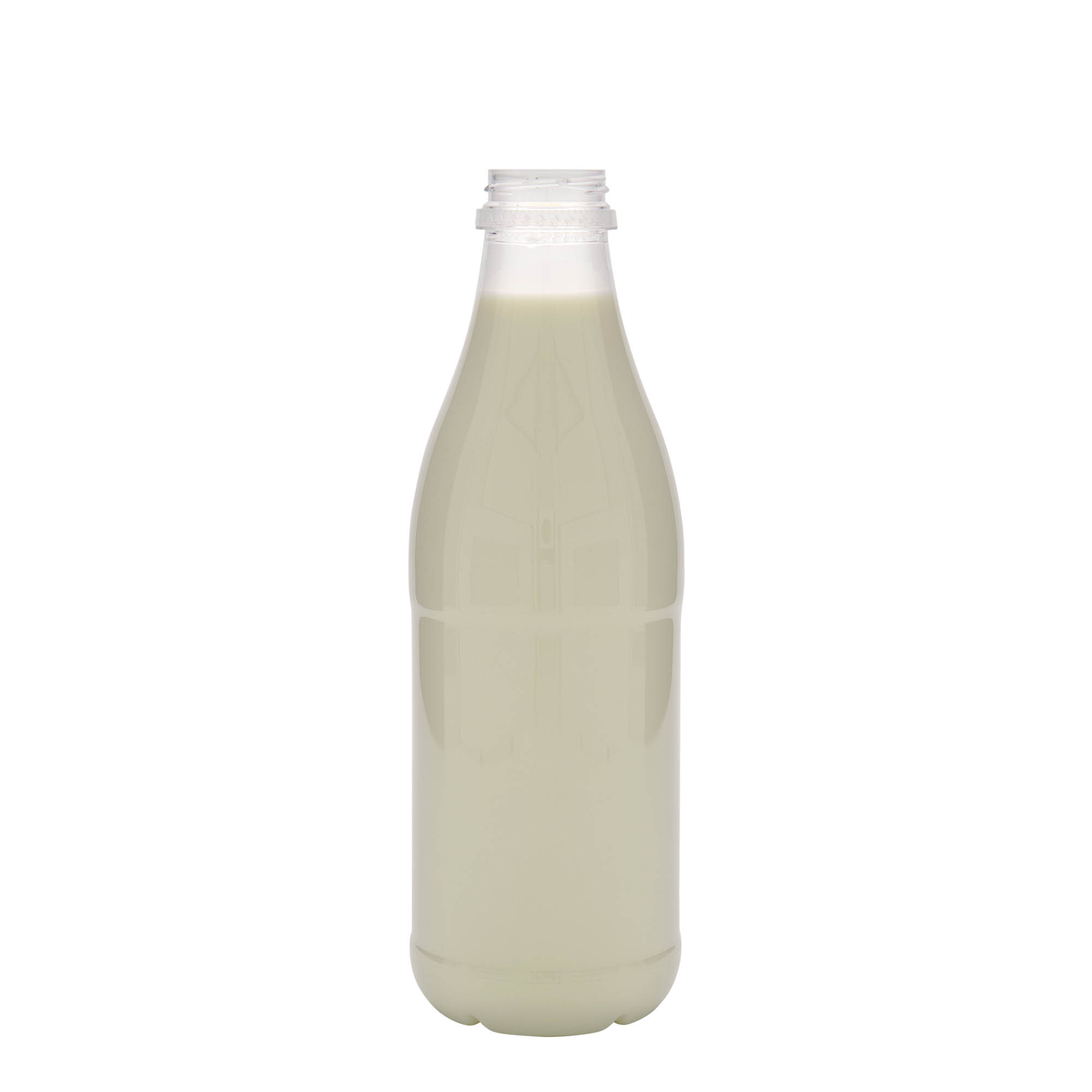 Bottiglia in PET da 1.000 ml 'Milk and Juice', plastica, bocca: 38 mm