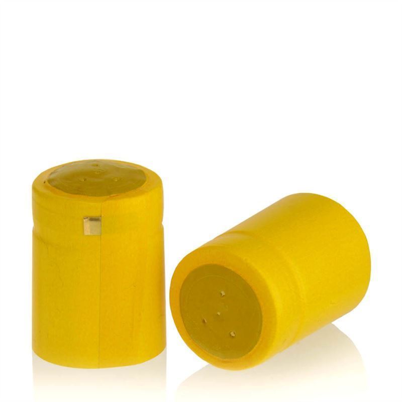 Capsula termoretraibile 32x41, plastica PVC, giallo