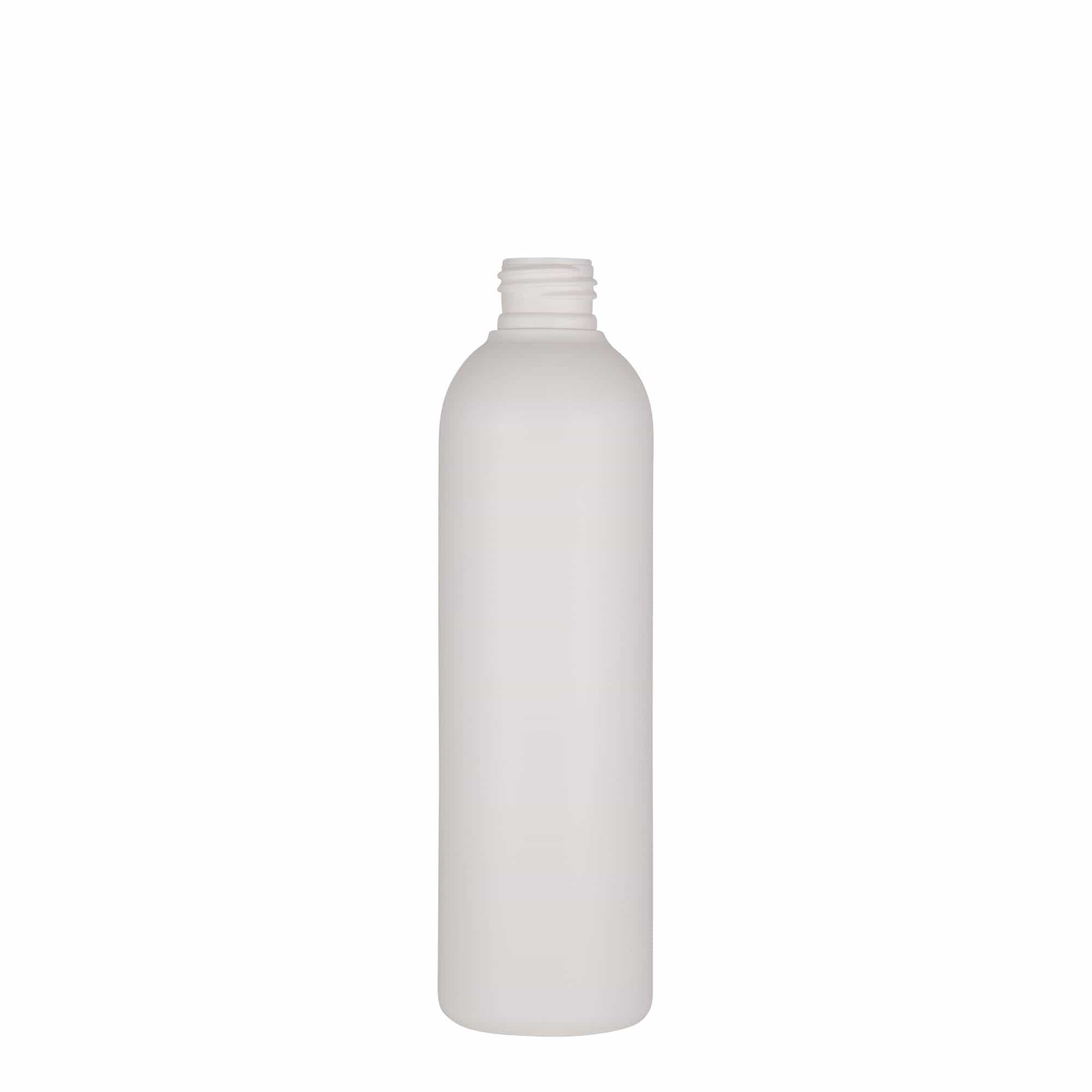 Bottiglia in plastica da 250 ml 'Tuffy', HDPE, bianca, bocca: 24/410