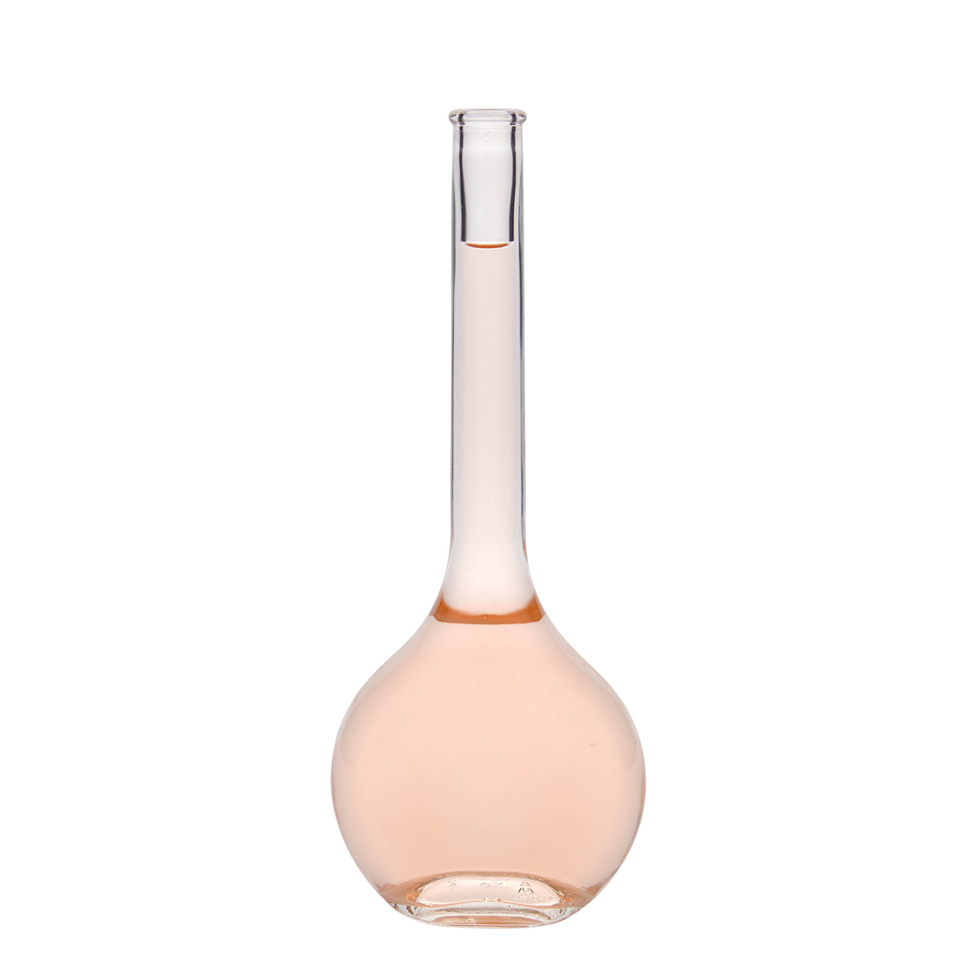 Bottiglia di vetro da 500 ml 'Contessa', ovale, bocca: sughero Bottiglia di vetro da 500 ml 'Contessa', ovale, bocca: sughero