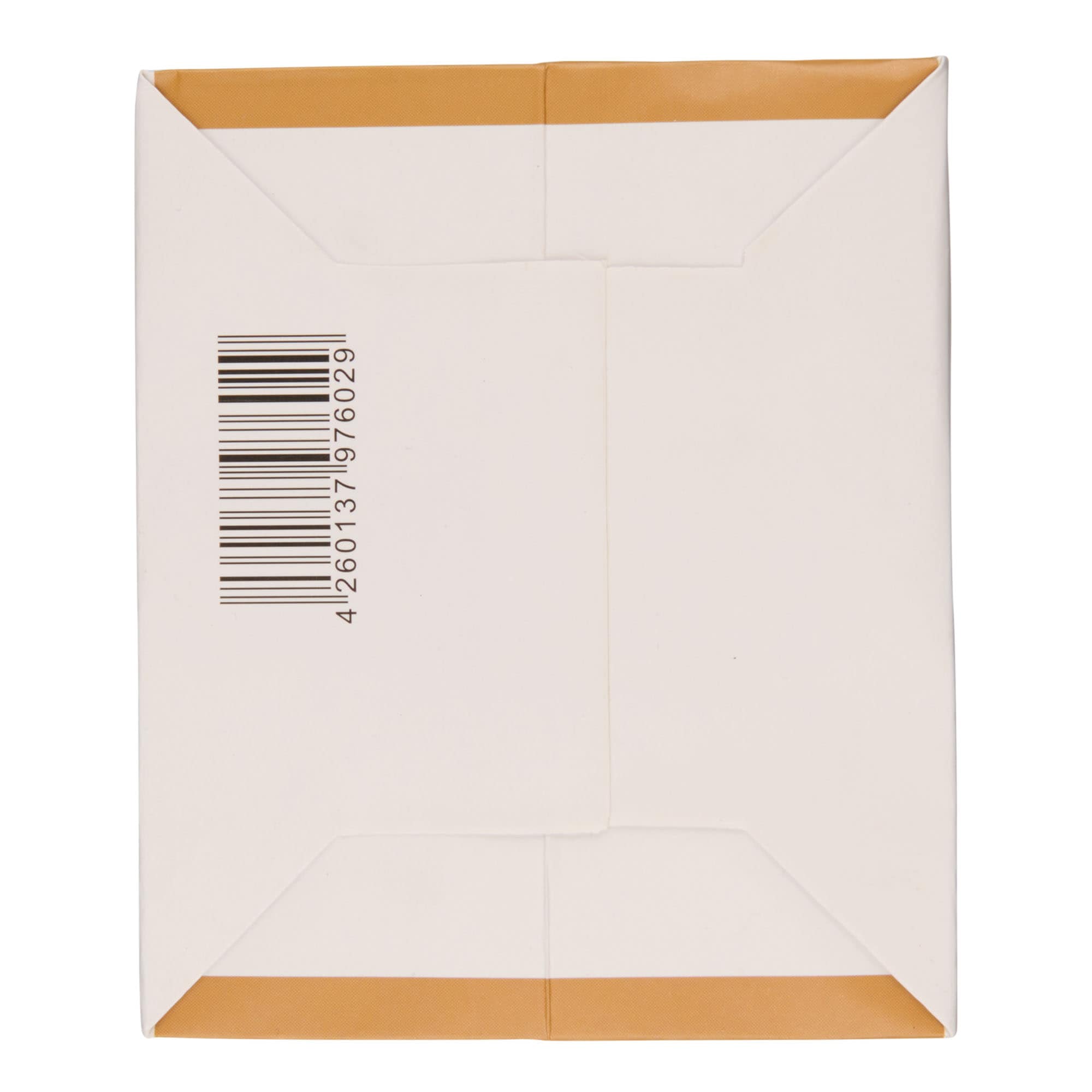 Borsa per bottiglie, quadrata, carta, oro