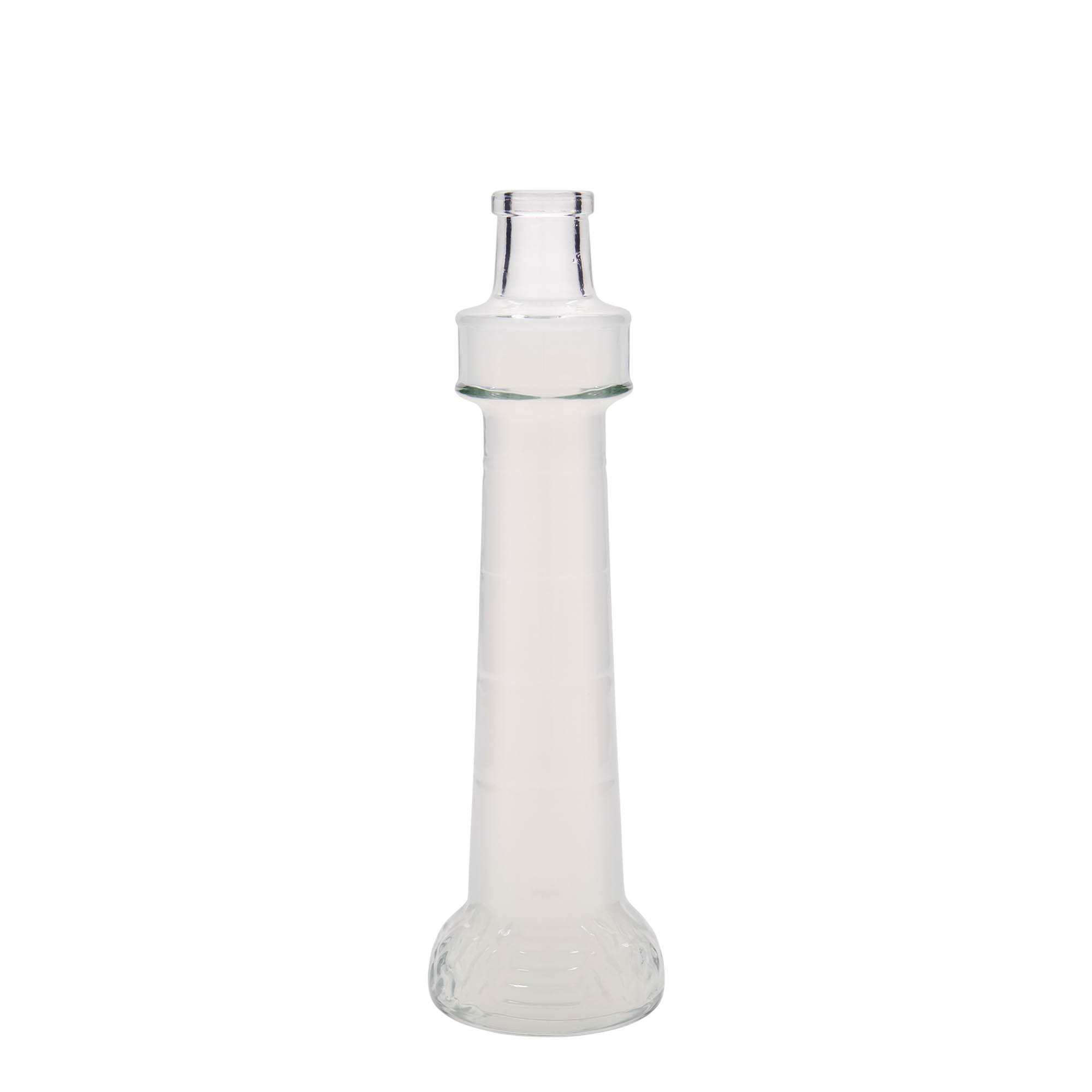 Bottiglia di vetro da 200 ml 'Leuchtturm', bocca: sughero