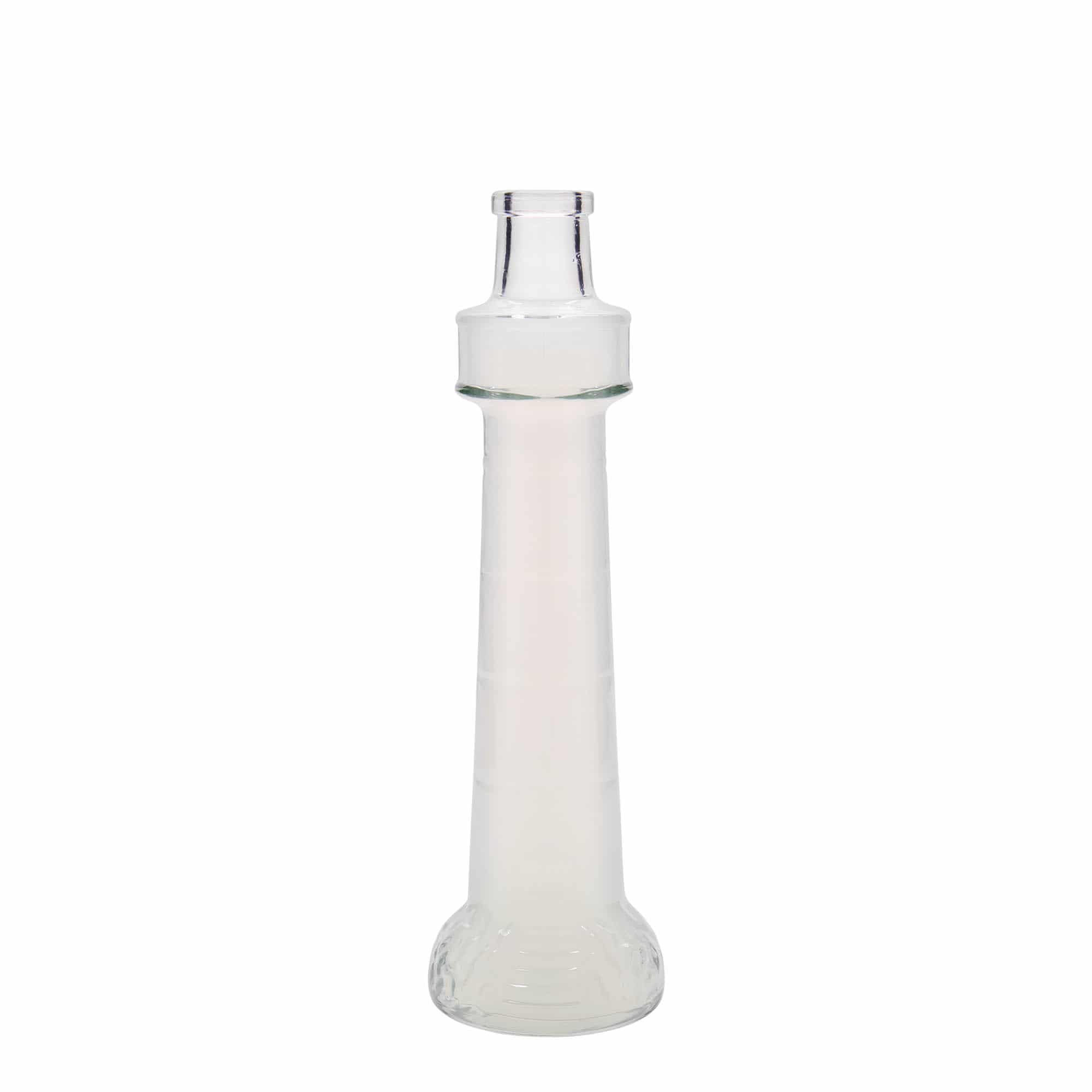 Bottiglia di vetro da 200 ml 'Leuchtturm', bocca: sughero Bottiglia di vetro da 200 ml 'Leuchtturm', bocca: sughero