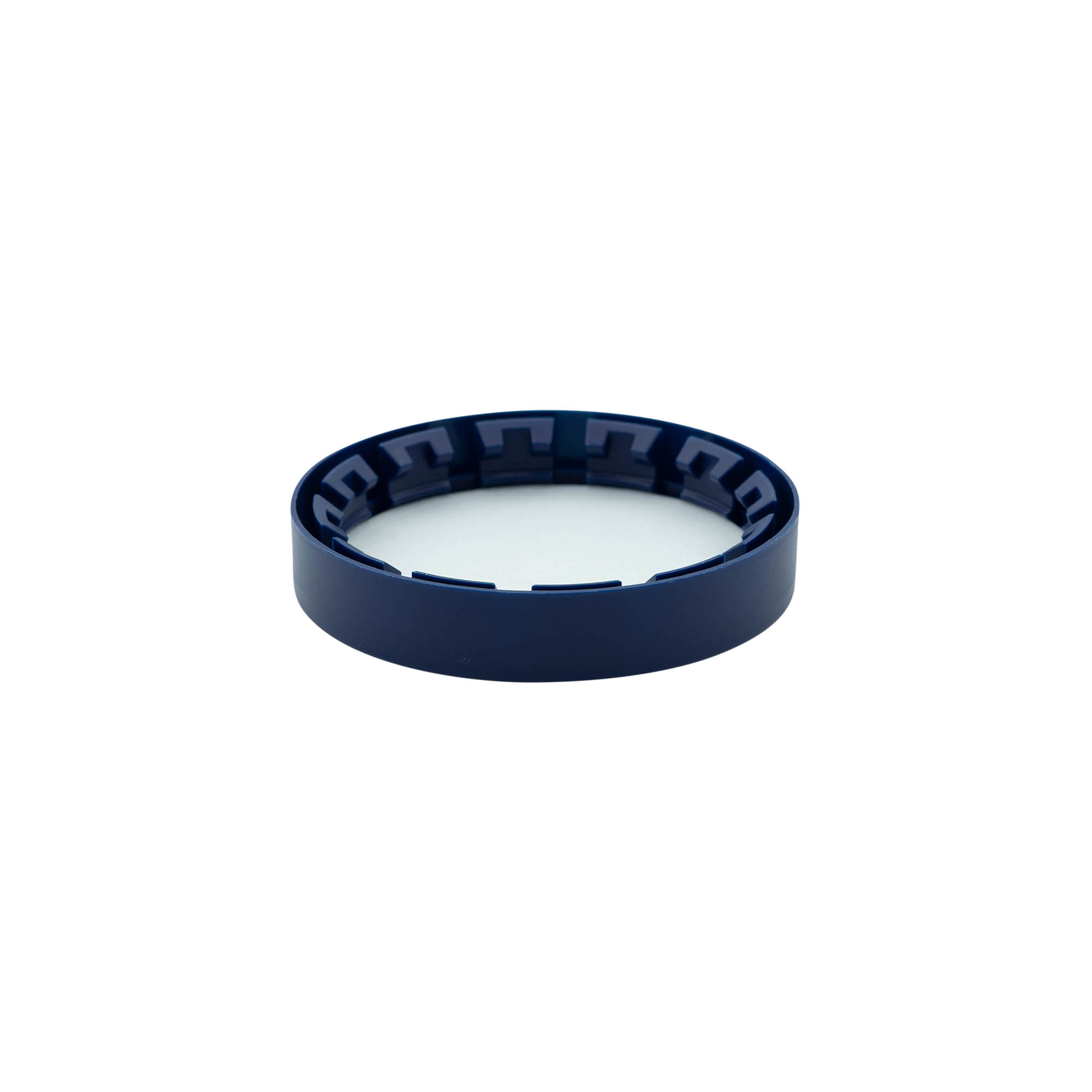 Coperchio a calotta per vaso in ceramica standard, plastica HDPE, blu