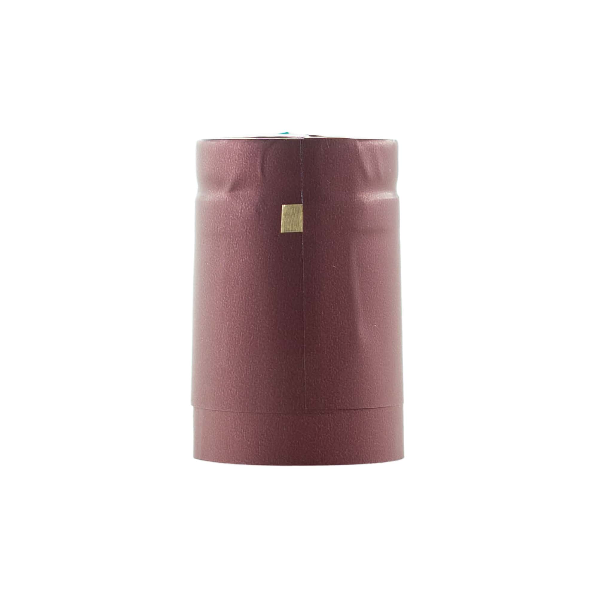 Capsula termoretraibile 32x41, plastica PVC, rosso scuro