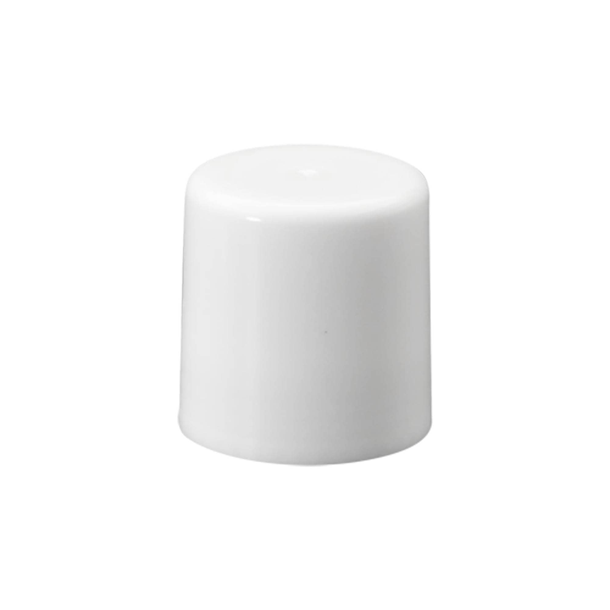 Coperchio roll-on flacone da 50 ml, plastica PP, bianco, per imboccatura: a vite Coperchio roll-on flacone da 50 ml, plastica PP, bianco, per imboccatura: a vite