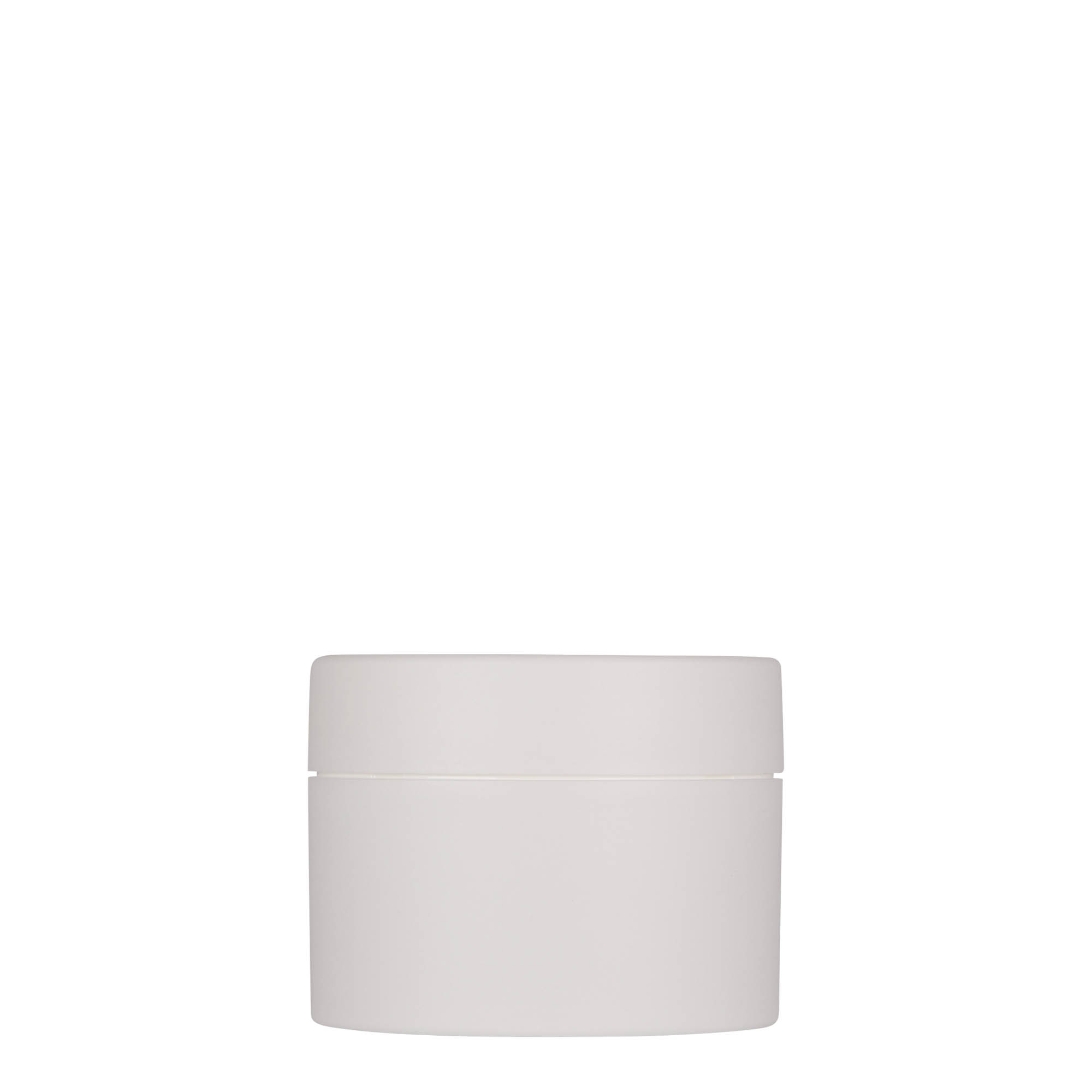 100 ml barattolo in plastica 'Antonella', PP, bianco, bocca: chiusura a vite 100 ml barattolo in plastica 'Antonella', PP, bianco, bocca: chiusura a vite