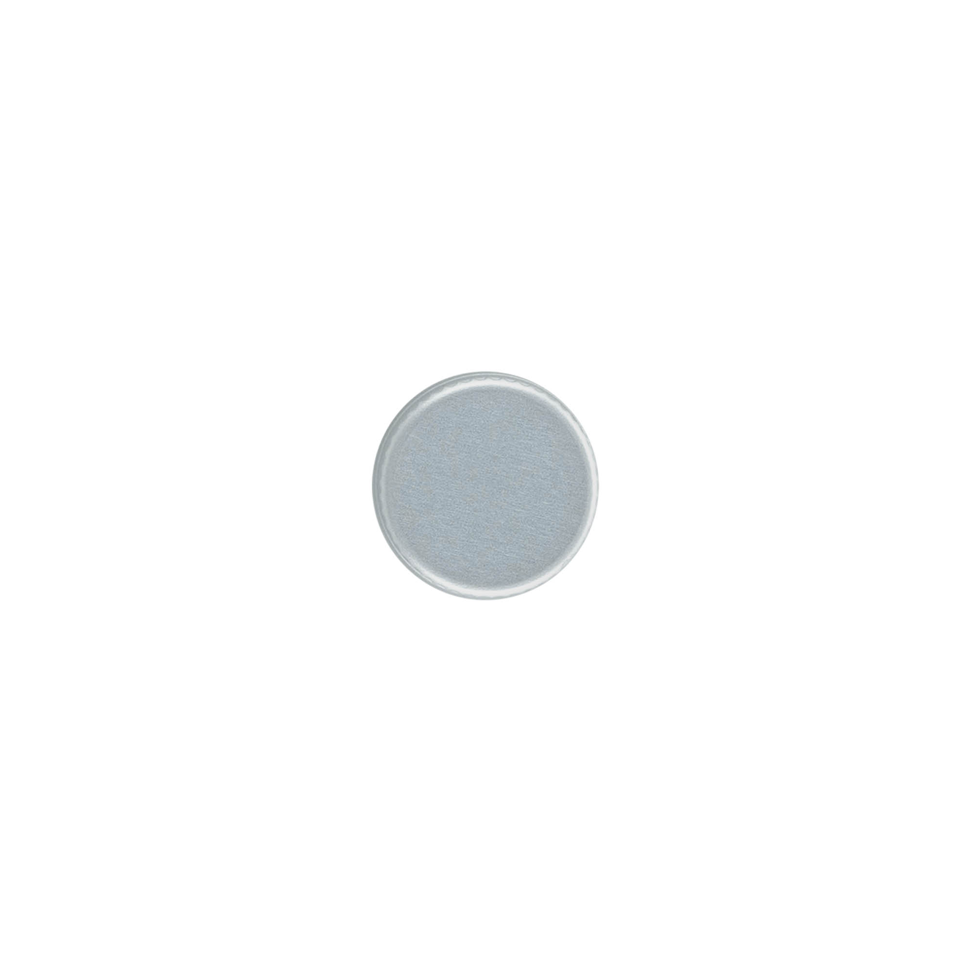 Chiusura a vite, metallo, argento, per bocca: PP 18 Chiusura a vite, metallo, argento, per bocca: PP 18