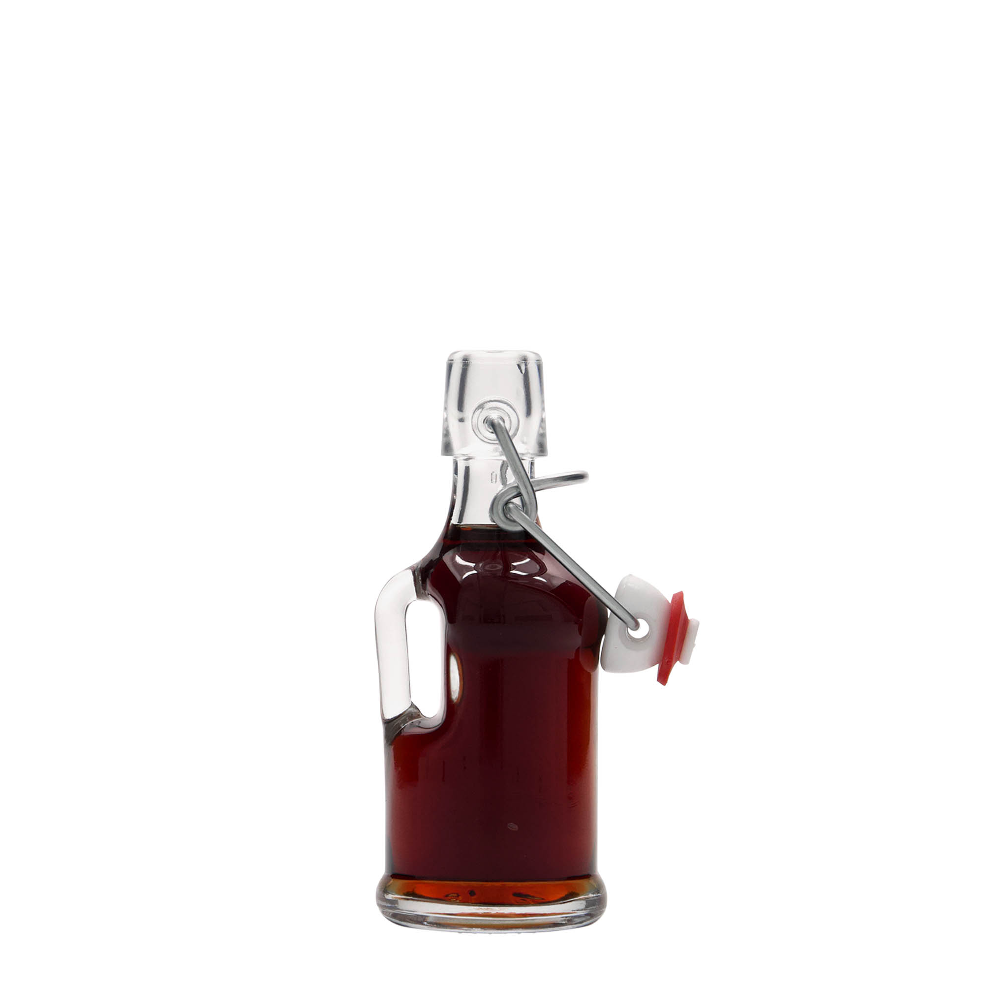 Bottiglia di vetro da 40 ml 'Classica', bocca: chiusura a gancio Bottiglia di vetro da 40 ml 'Classica', bocca: chiusura a gancio