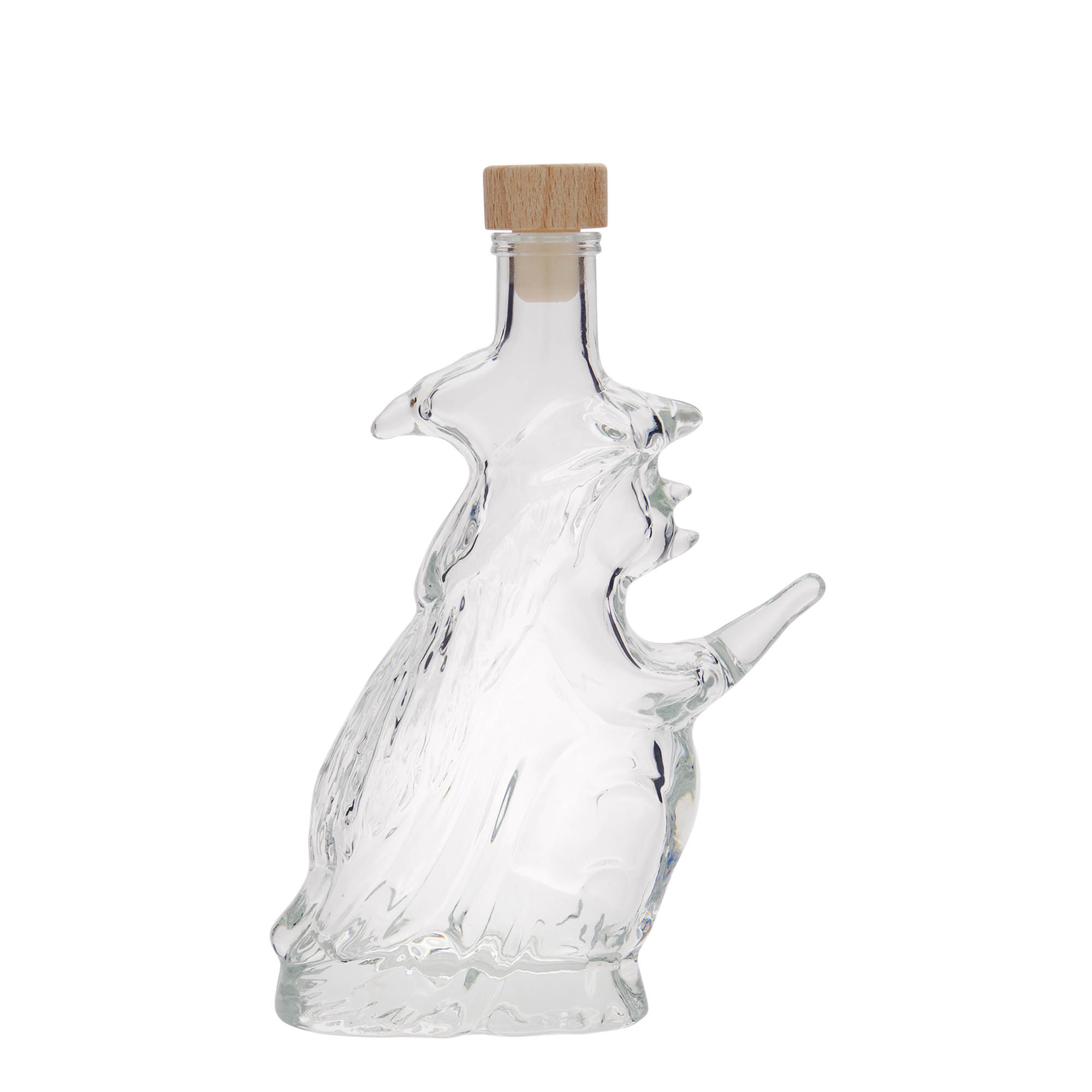 Bottiglia di vetro da 200 ml 'Strega', bocca: tappo di sughero Bottiglia di vetro da 200 ml 'Strega', bocca: tappo di sughero