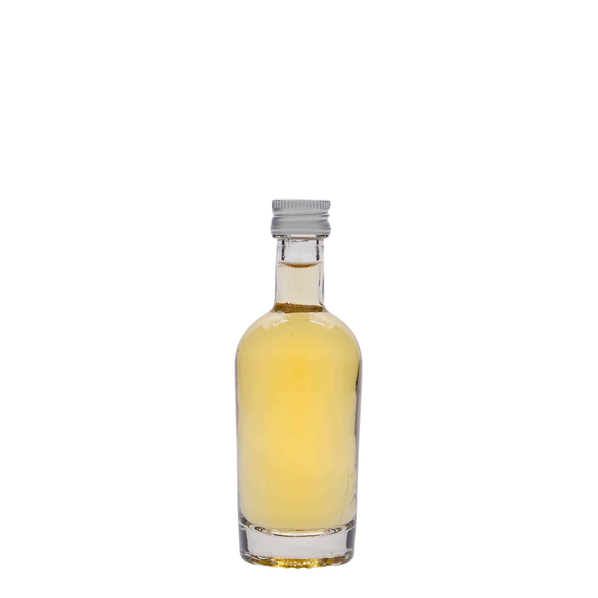 Bottiglia di vetro da 50 ml 'Pepe', bocca: PP 18