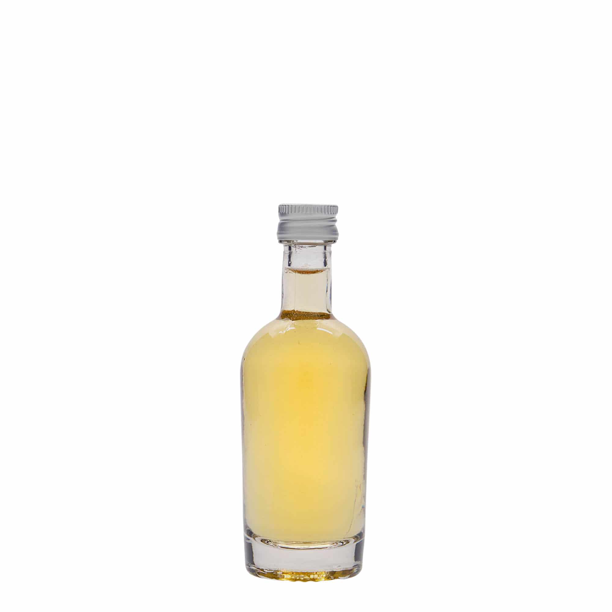 Bottiglia di vetro da 50 ml 'Pepe', bocca: PP 18