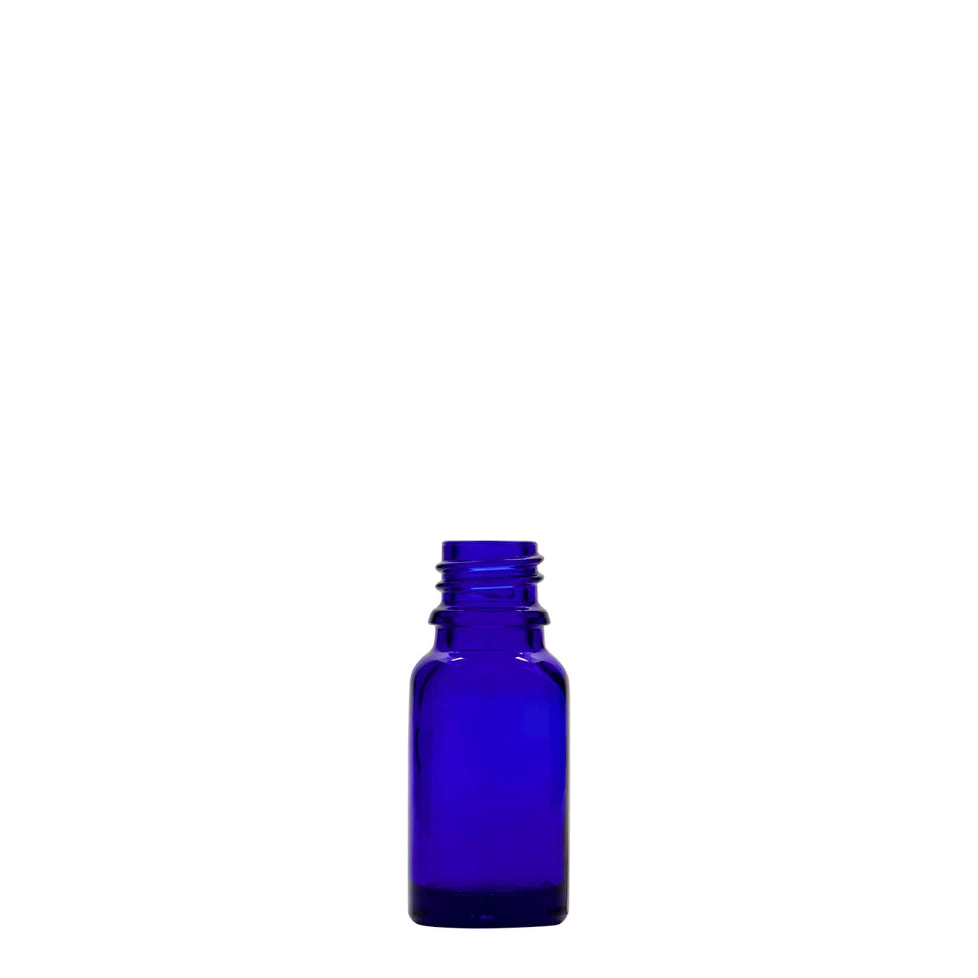 10 ml Boccetta di vetro, blu reale, imboccatura: DIN 18 10 ml Boccetta di vetro, blu reale, imboccatura: DIN 18
