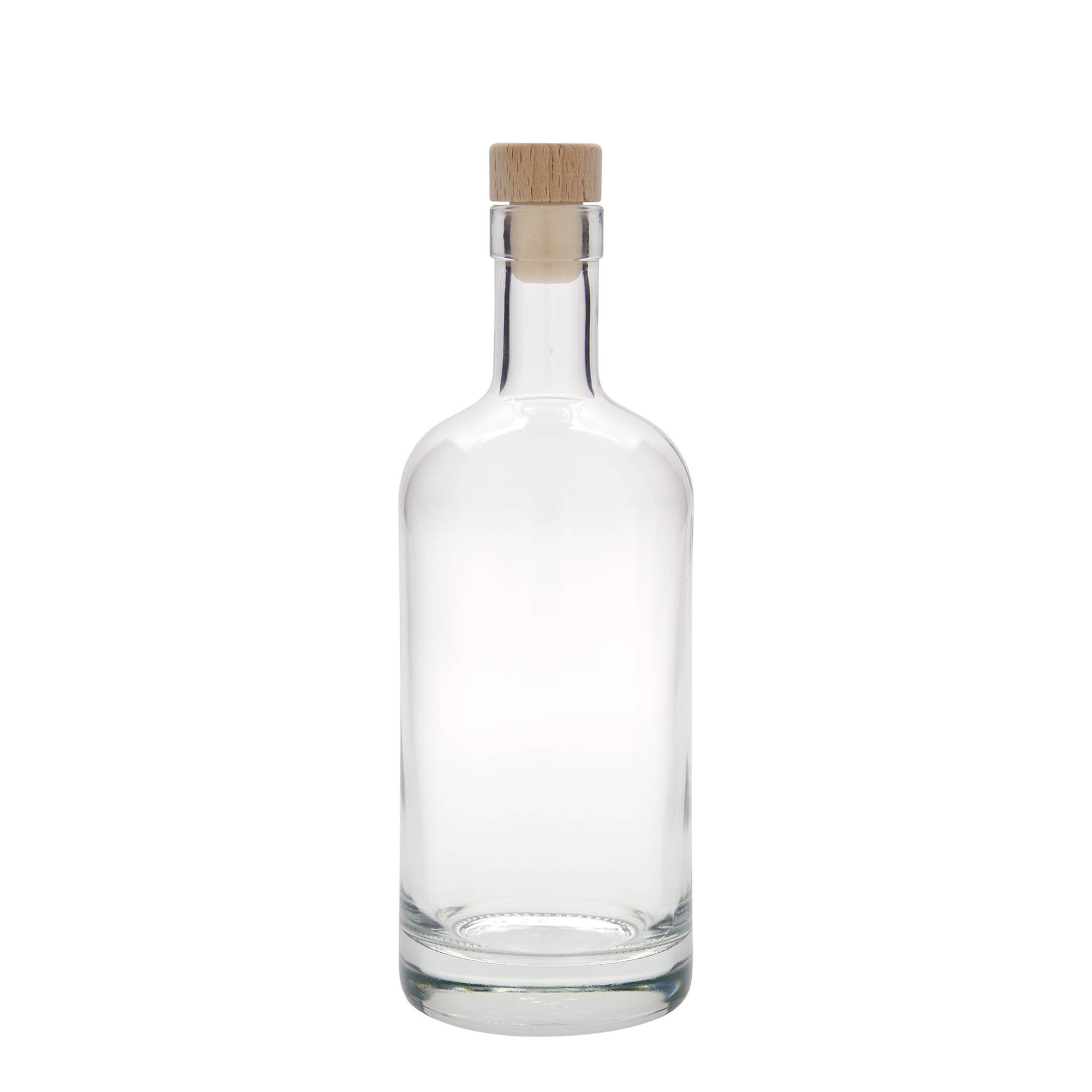 Bottiglia di vetro da 500 ml 'Linea Uno', bocca: sughero