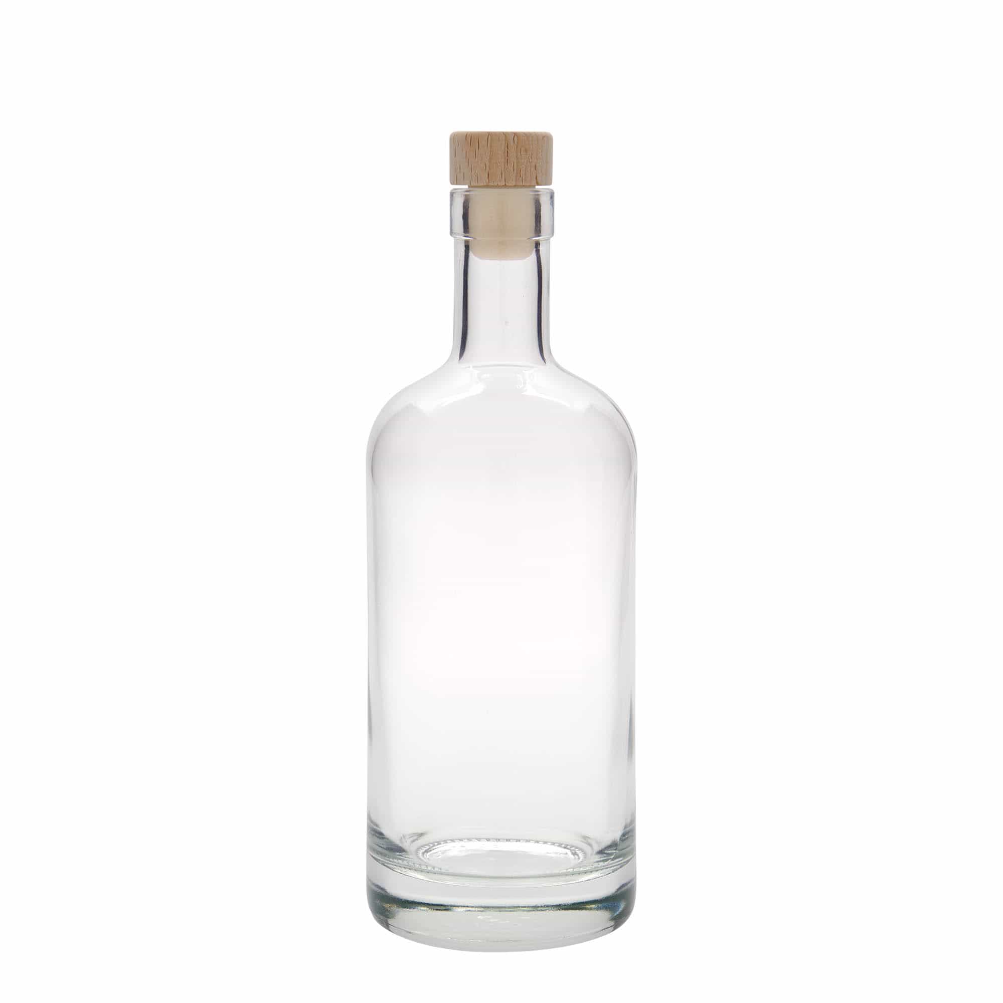 Bottiglia di vetro da 500 ml 'Linea Uno', bocca: sughero