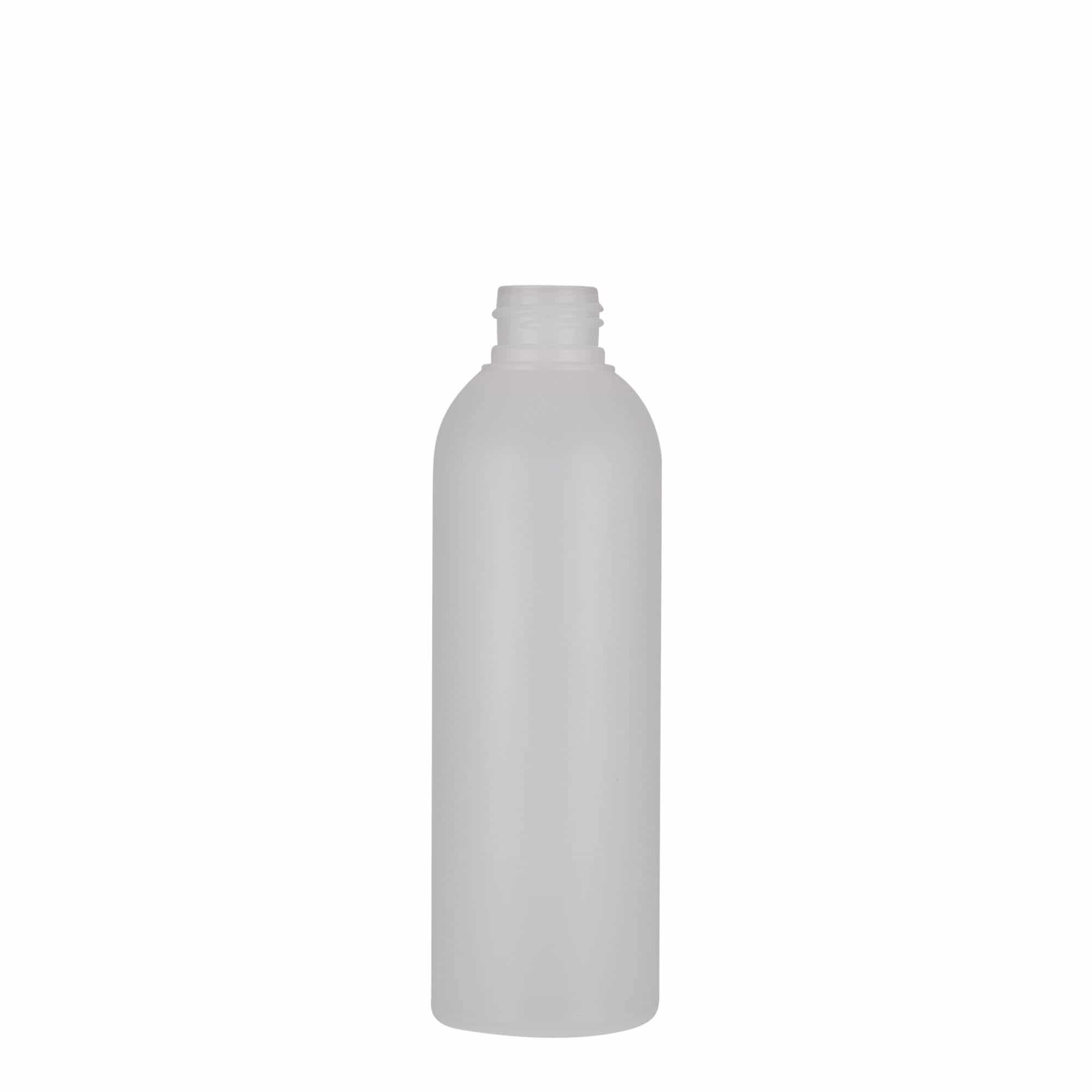200 ml Flacone in plastica 'Tuffy', HDPE, naturale, imboccatura: GPI 24/410 200 ml Flacone in plastica 'Tuffy', HDPE, naturale, imboccatura: GPI 24/410