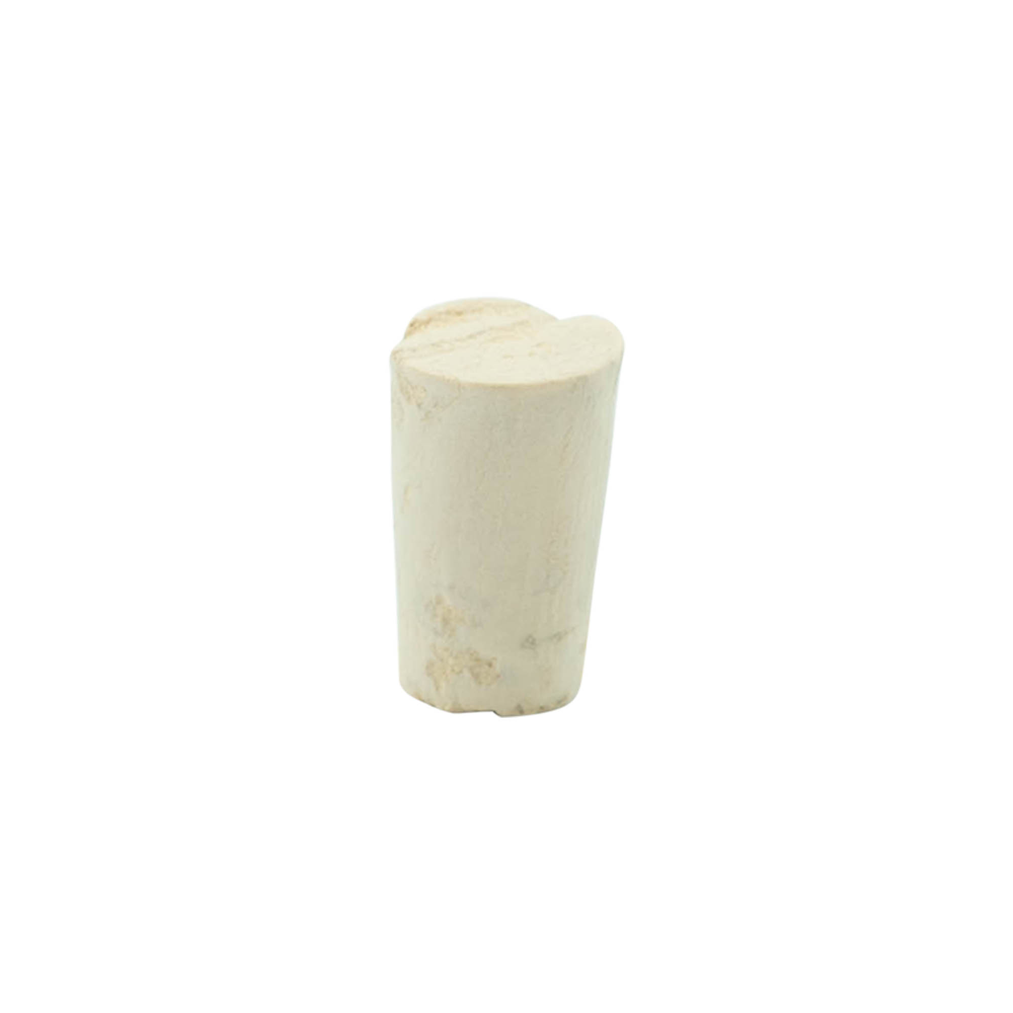 Tappo a punta 11-14 x 22, sughero naturale, sbiancato, per bocca: sughero