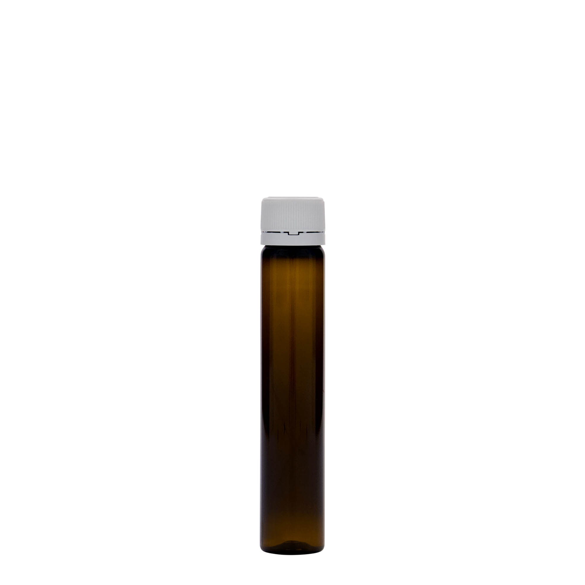 25 ml tubo in PET, plastica, marrone, bocca: chiusura a vite 25 ml tubo in PET, plastica, marrone, bocca: chiusura a vite