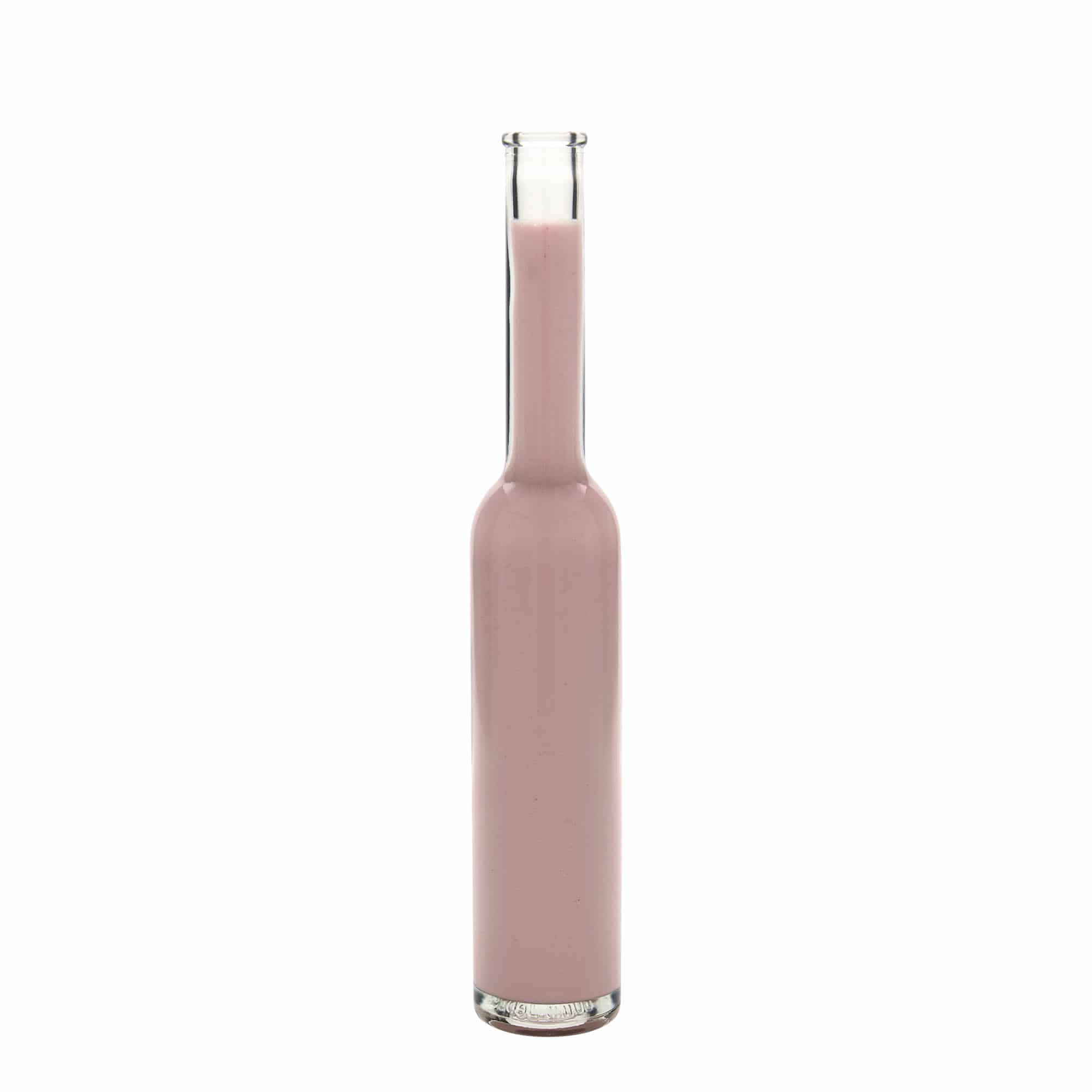 Bottiglia di vetro da 200 ml 'Platina', bocca: sughero