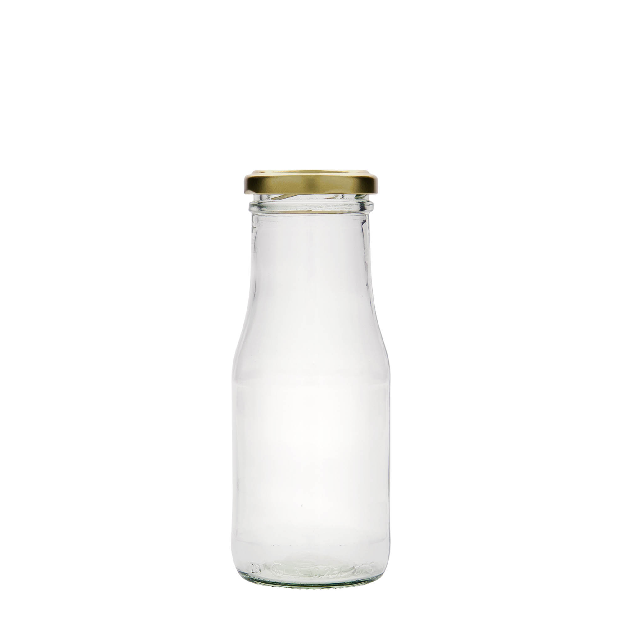 Bottiglia di vetro da 250 ml Susann, bocca: Twist-Off (TO 48) Bottiglia di vetro da 250 ml Susann, bocca: Twist-Off (TO 48)