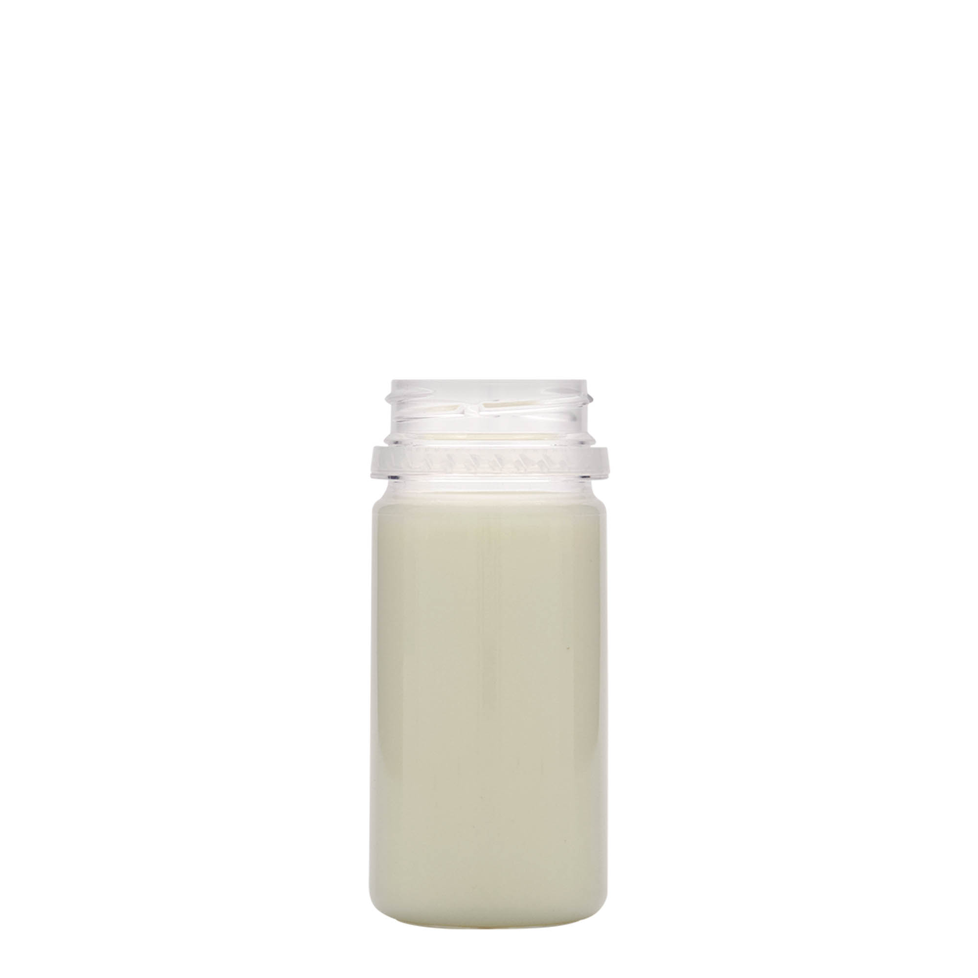 Bottiglia PET da 100 ml 'Everytime', plastica, bocca: 38 mm Bottiglia PET da 100 ml 'Everytime', plastica, bocca: 38 mm